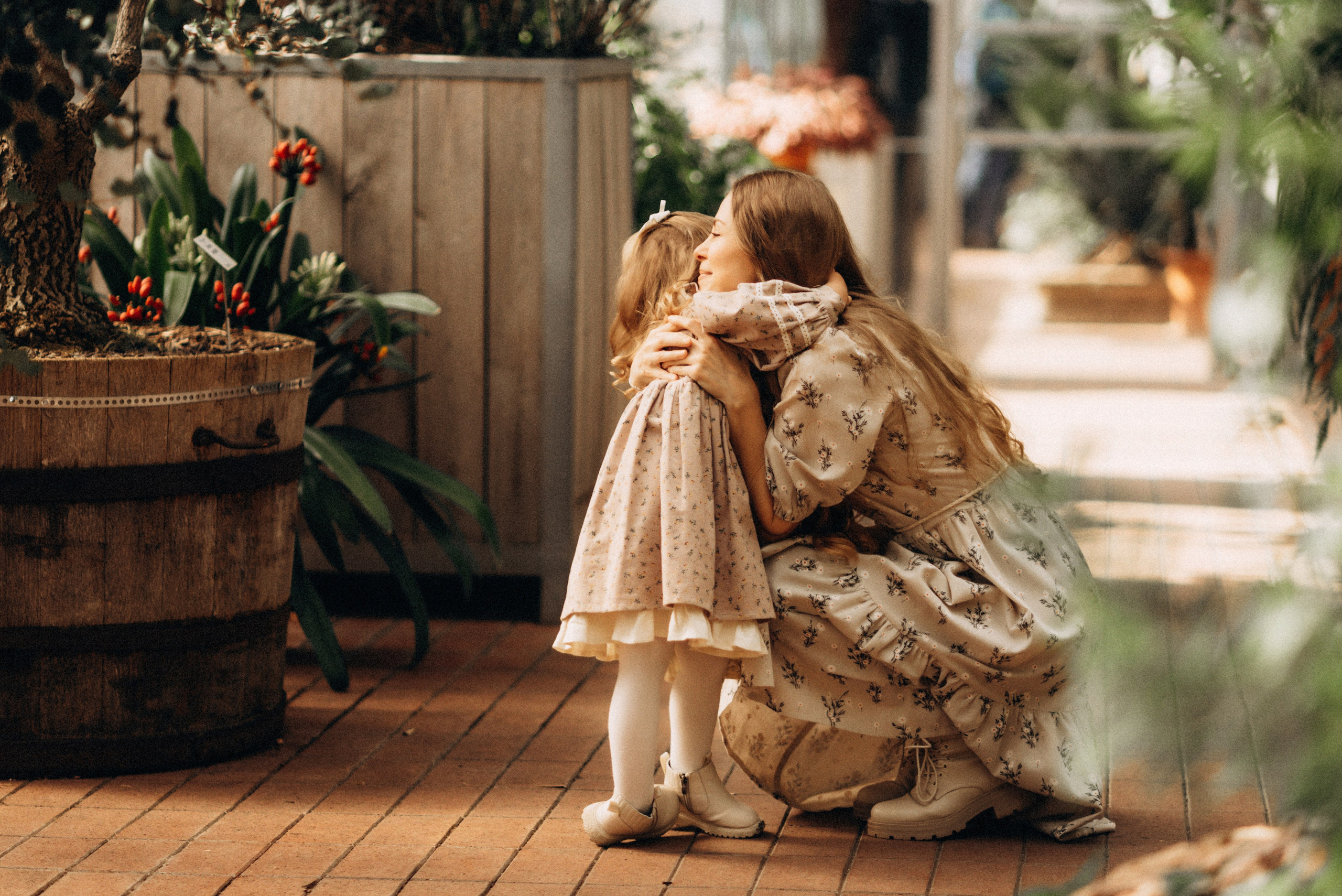 The story in the greenhouse. Семейный фотограф Лейпциг, Германия