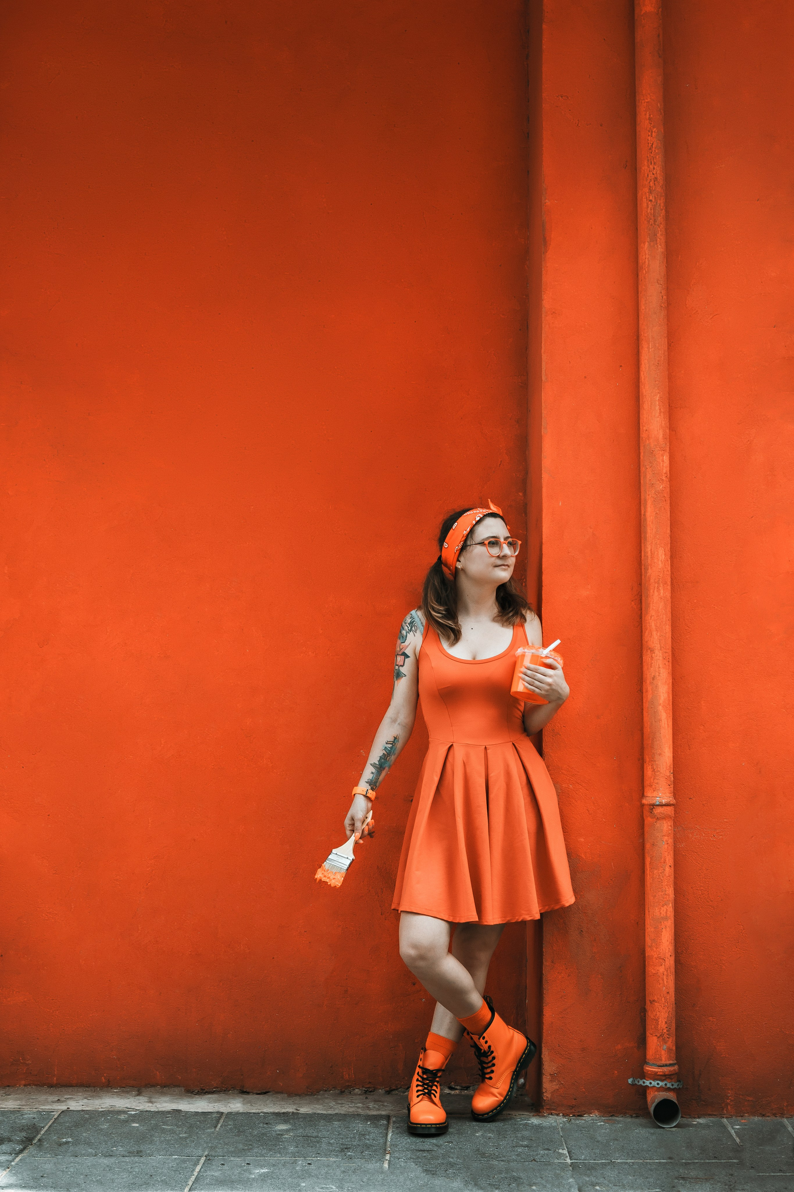 Sonya' Orange World. Kseny Kolesnik Photography