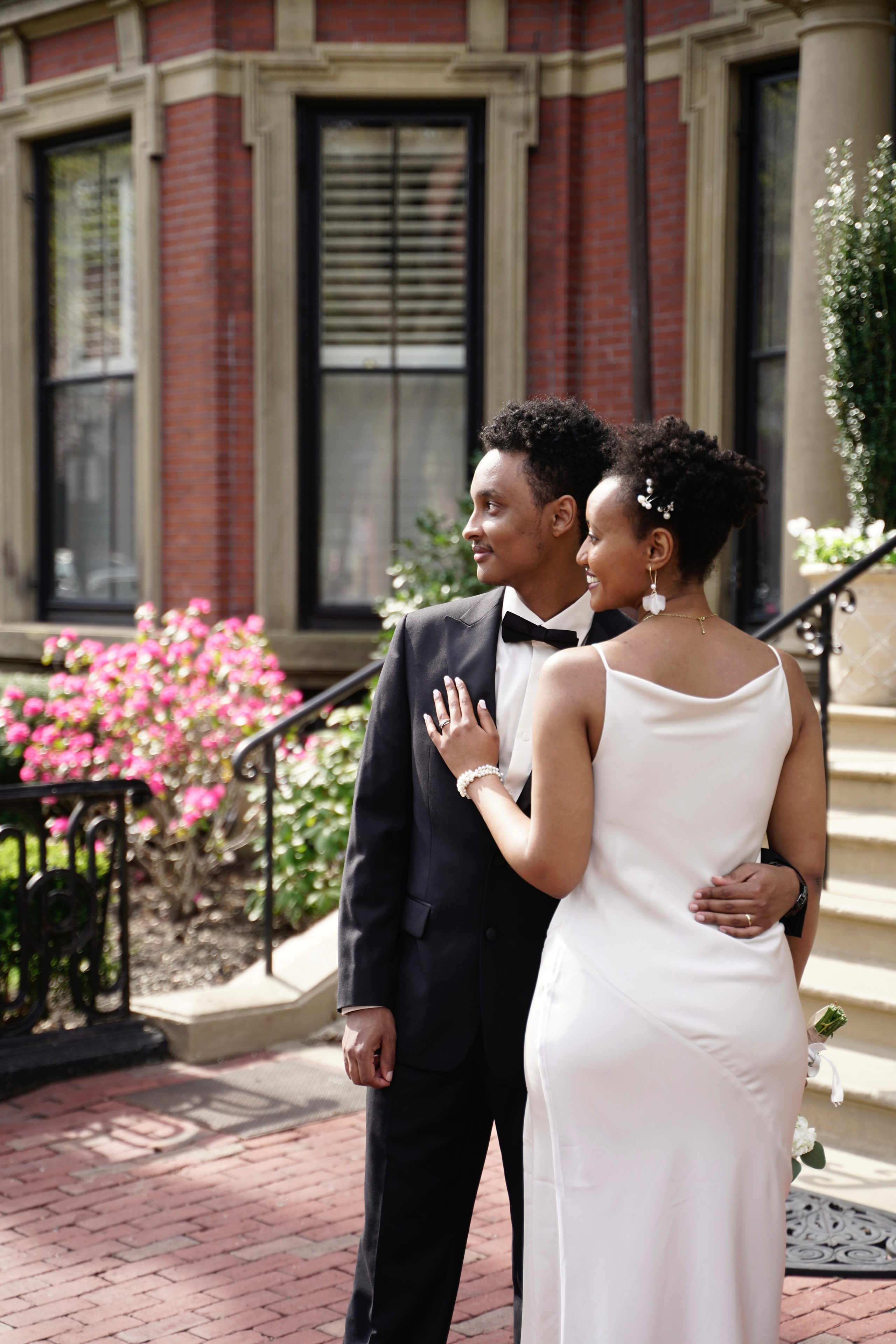 Sosina and Aaron at Charles river Esplanade. Stefanovich Photography | Boston, MA