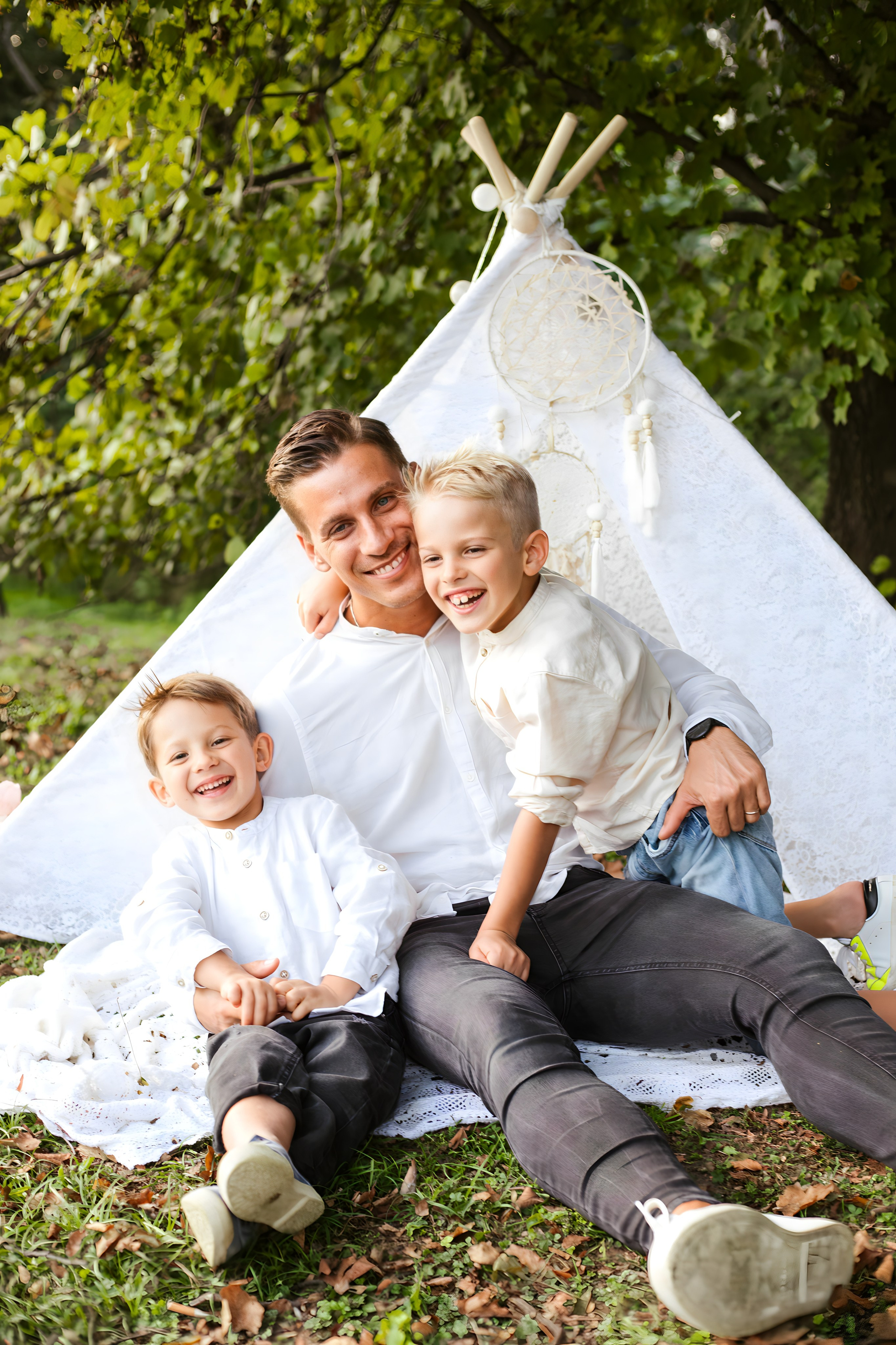 Maggie e la sua bellissima famiglia. Luci e Capricci Photography