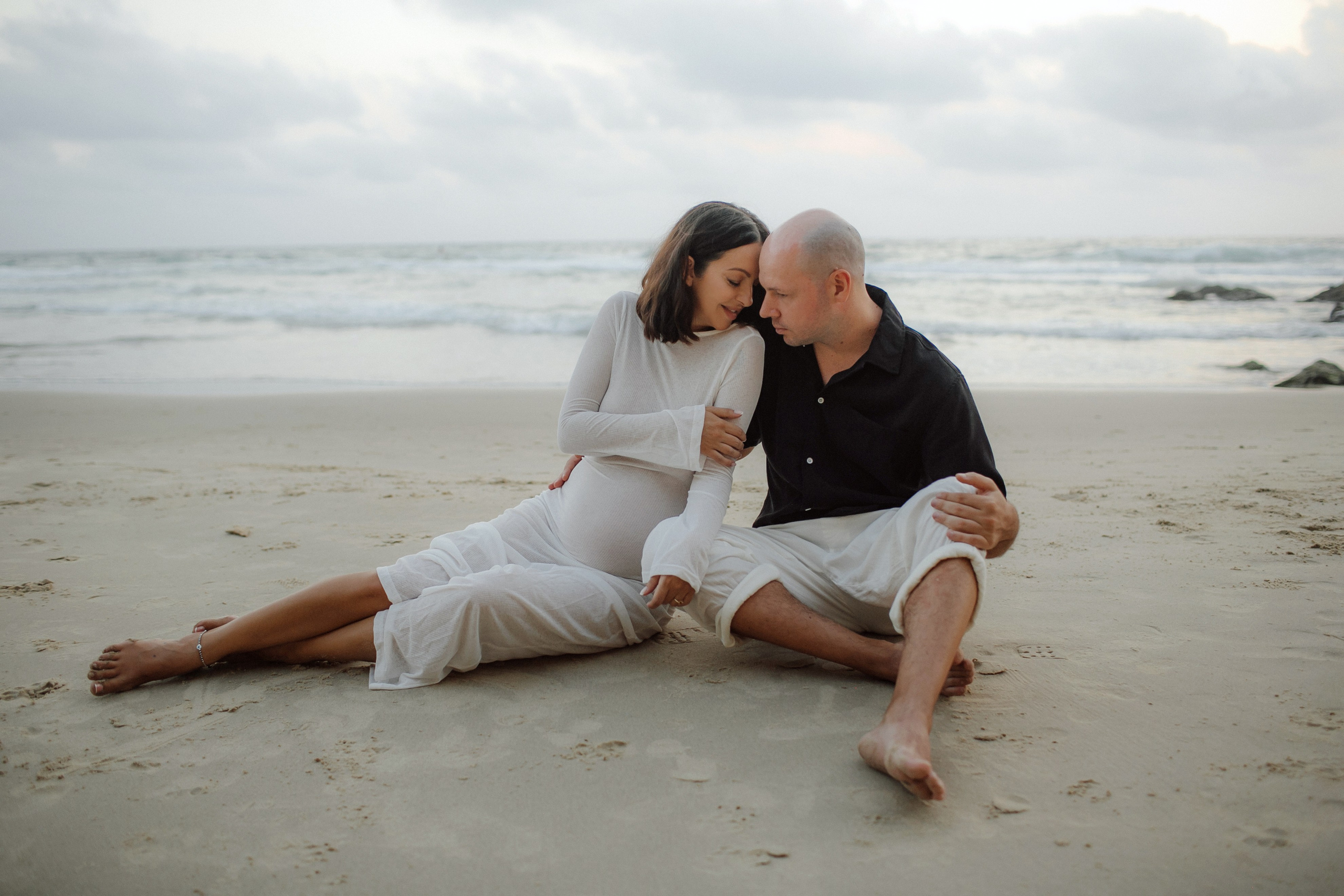 Katya & Fil Givat Olga. Family photographer in Israel