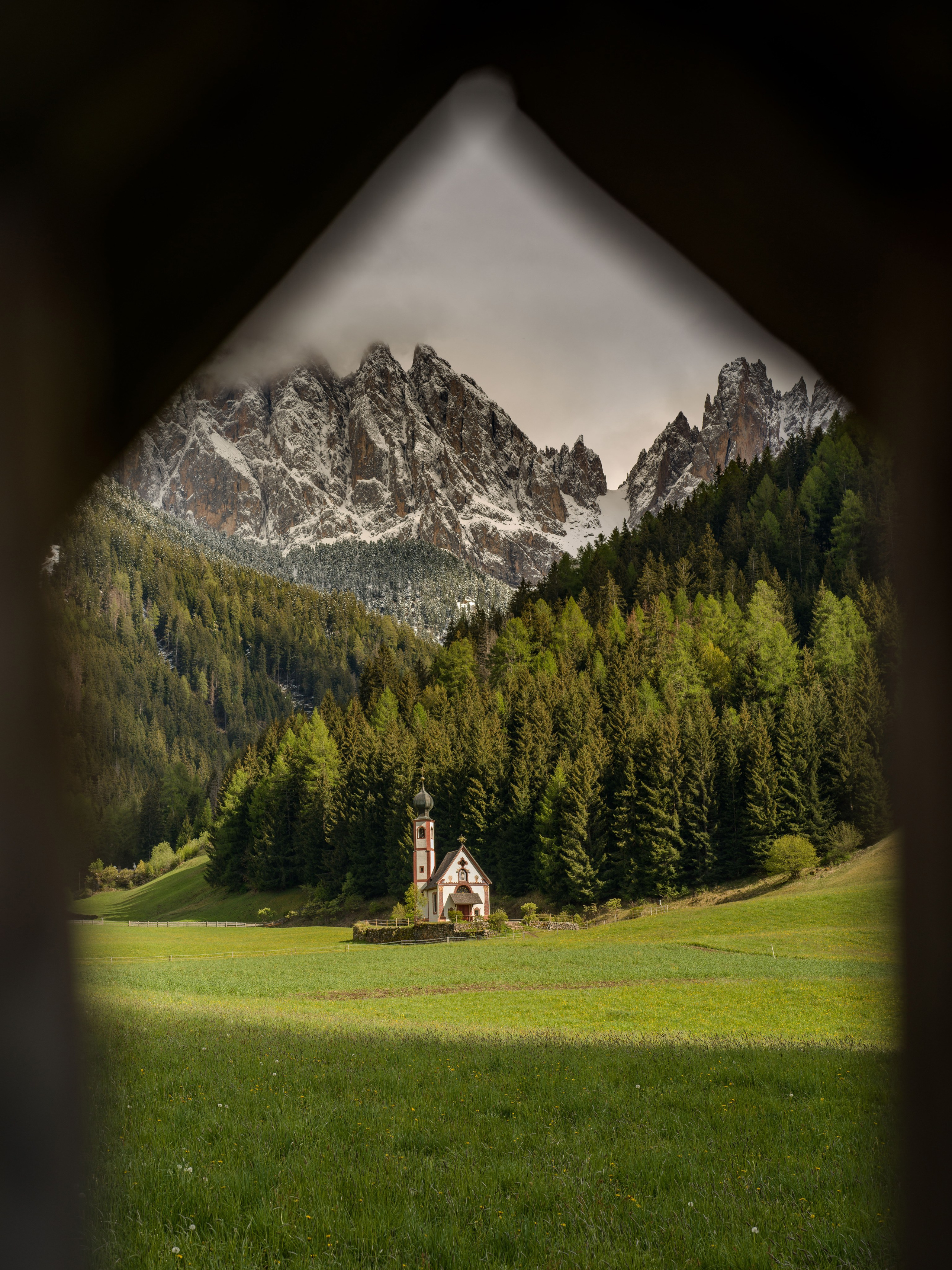 St. John Church, the Dolomites