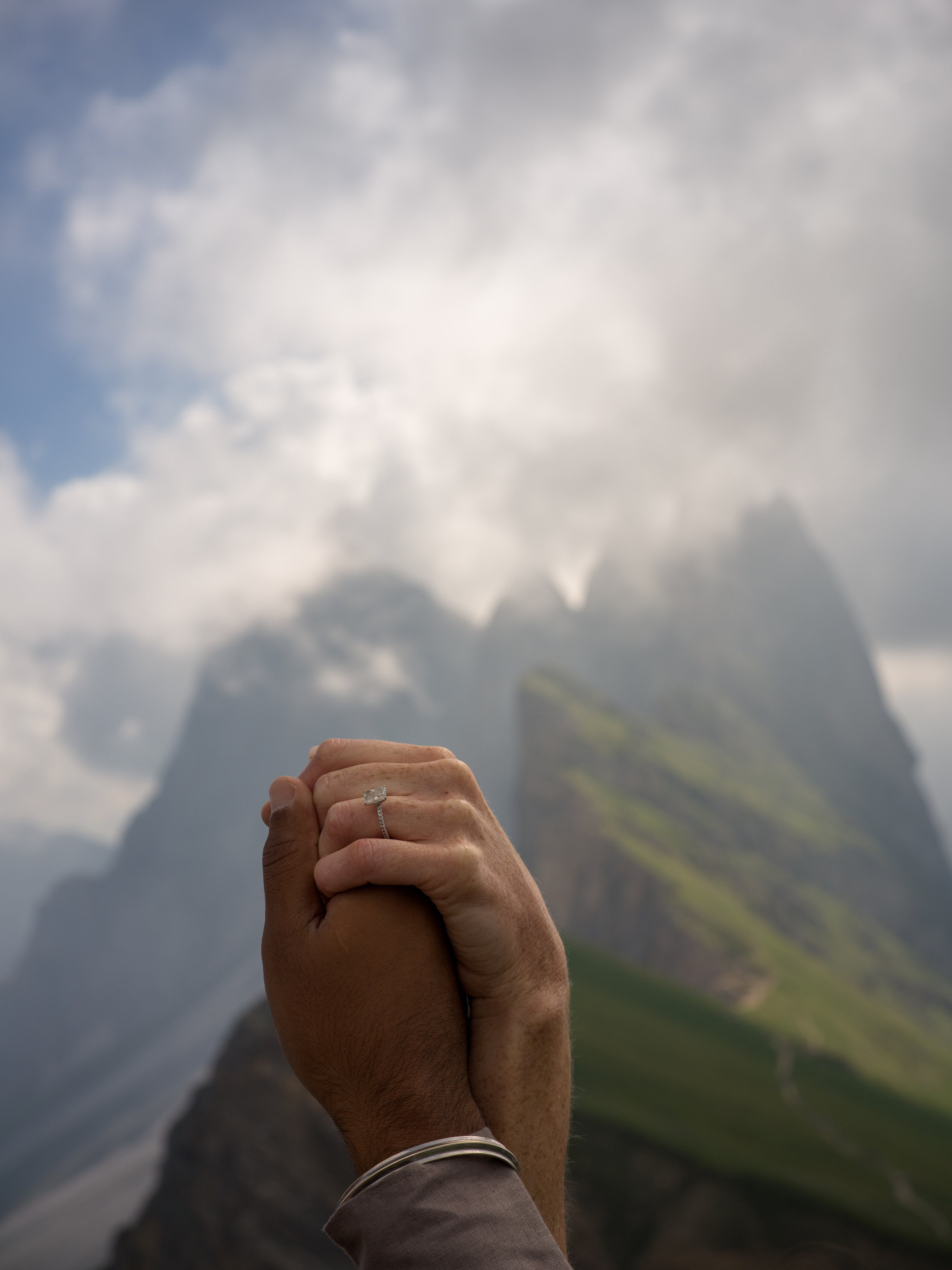 Elopement, Seceda, the Dolomites