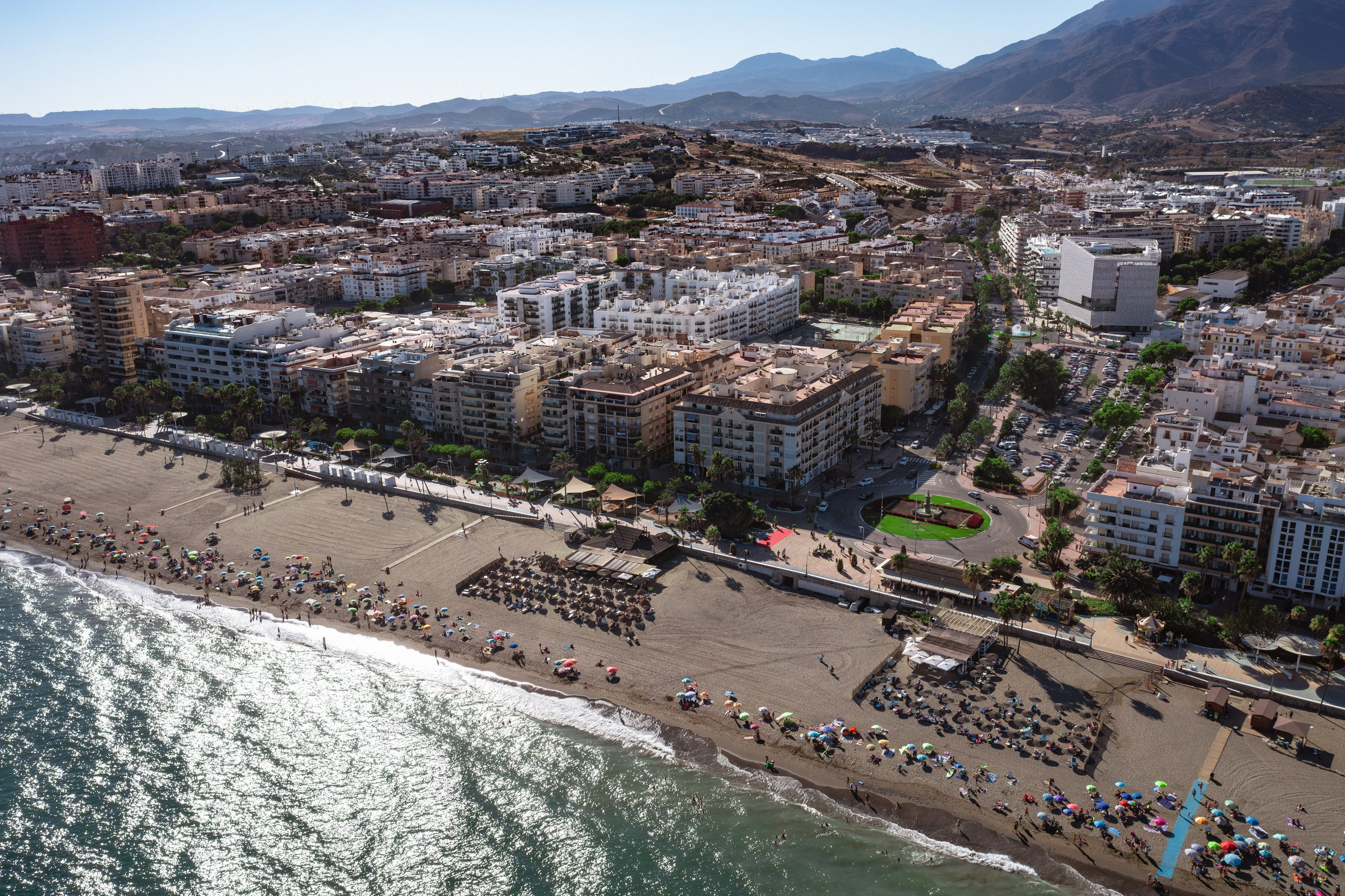 Estepona city skyline and coastal beauty, captured by Estepona drone photographer