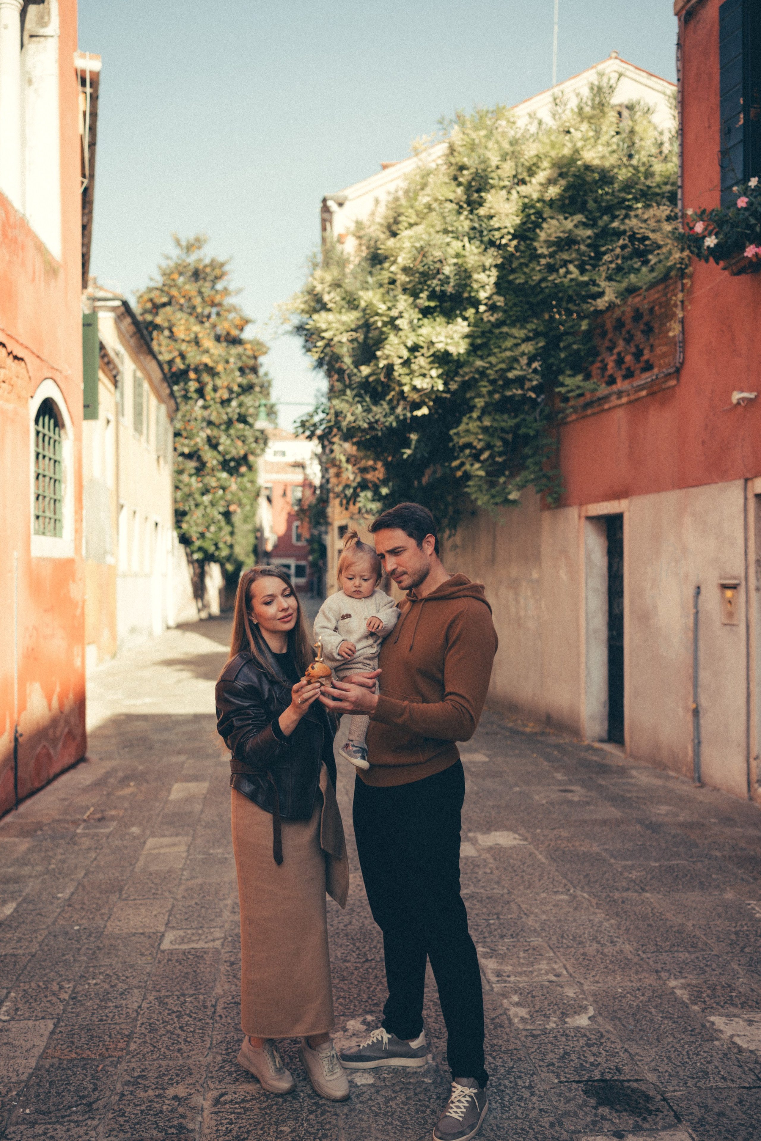 Family in Venice. Фотограф в Венеции