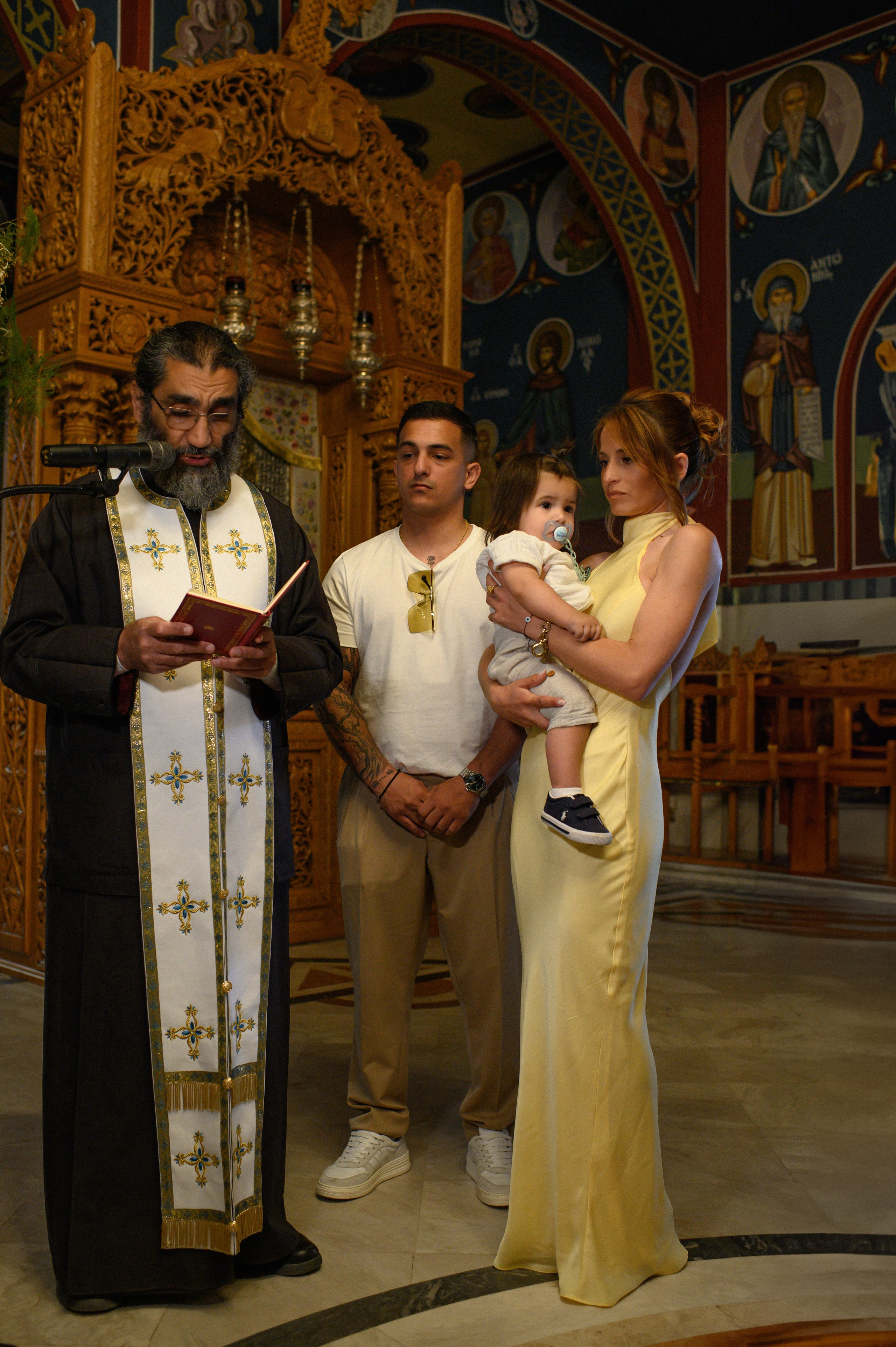 Baptism Maksimos. Family, children, portrait, and event photography in Thessaloniki