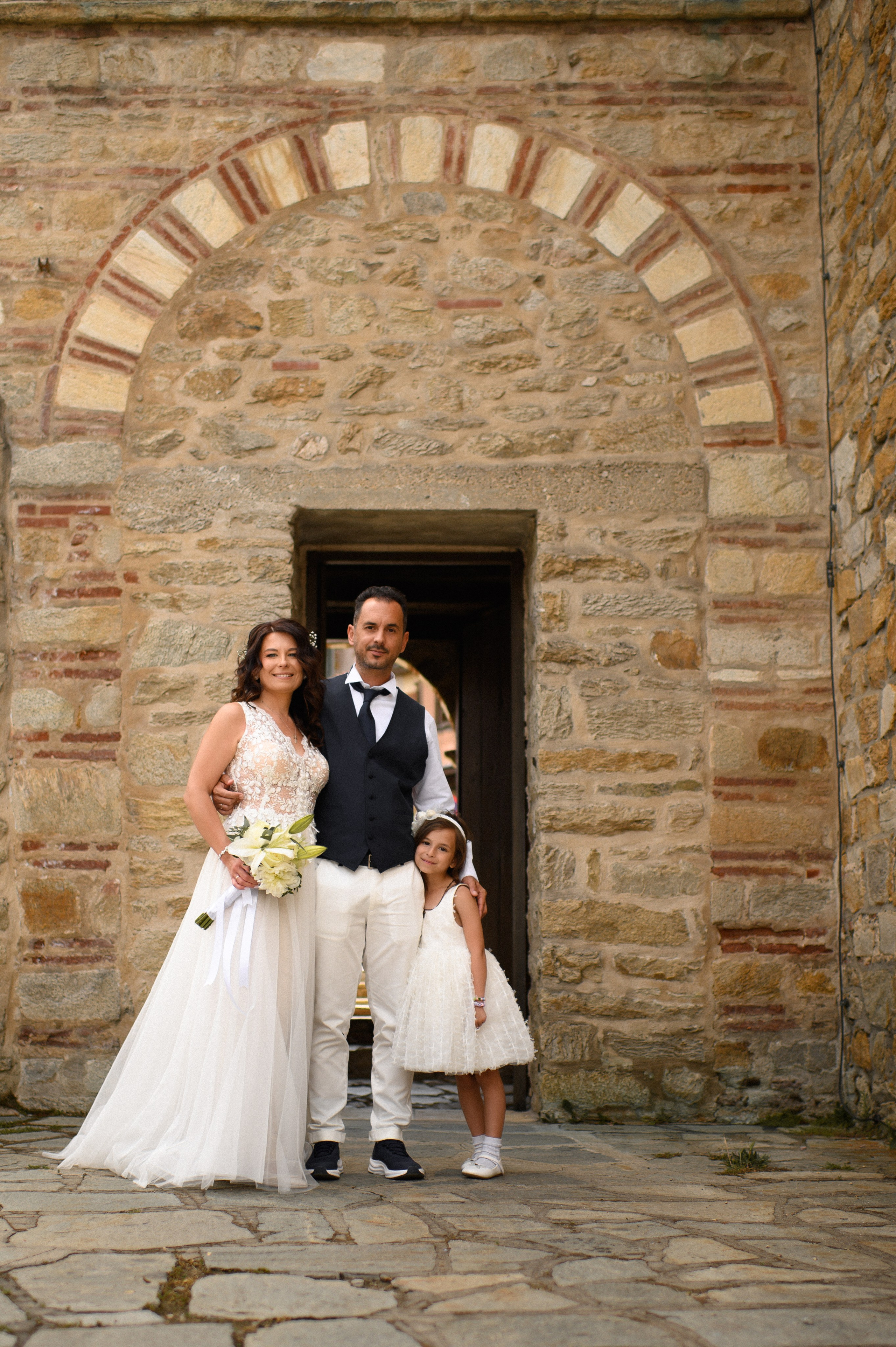 Wedding in Arnia Daria and George. Family, children, portrait, and event photography in Thessaloniki