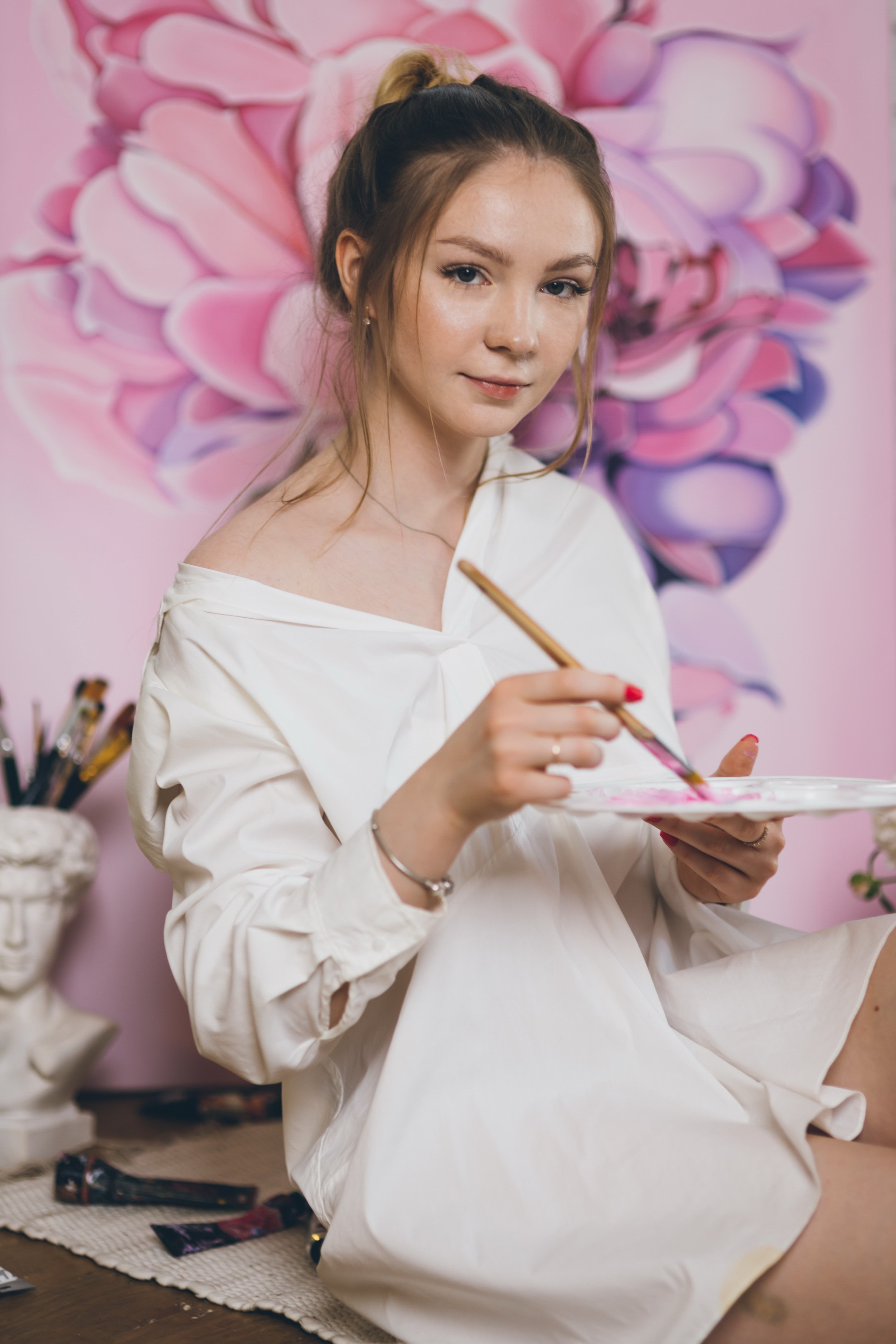 Алеся-фотосессия для художника. Фотограф Анна Кучерявая | Свадьбы и мероприятия в Дубае