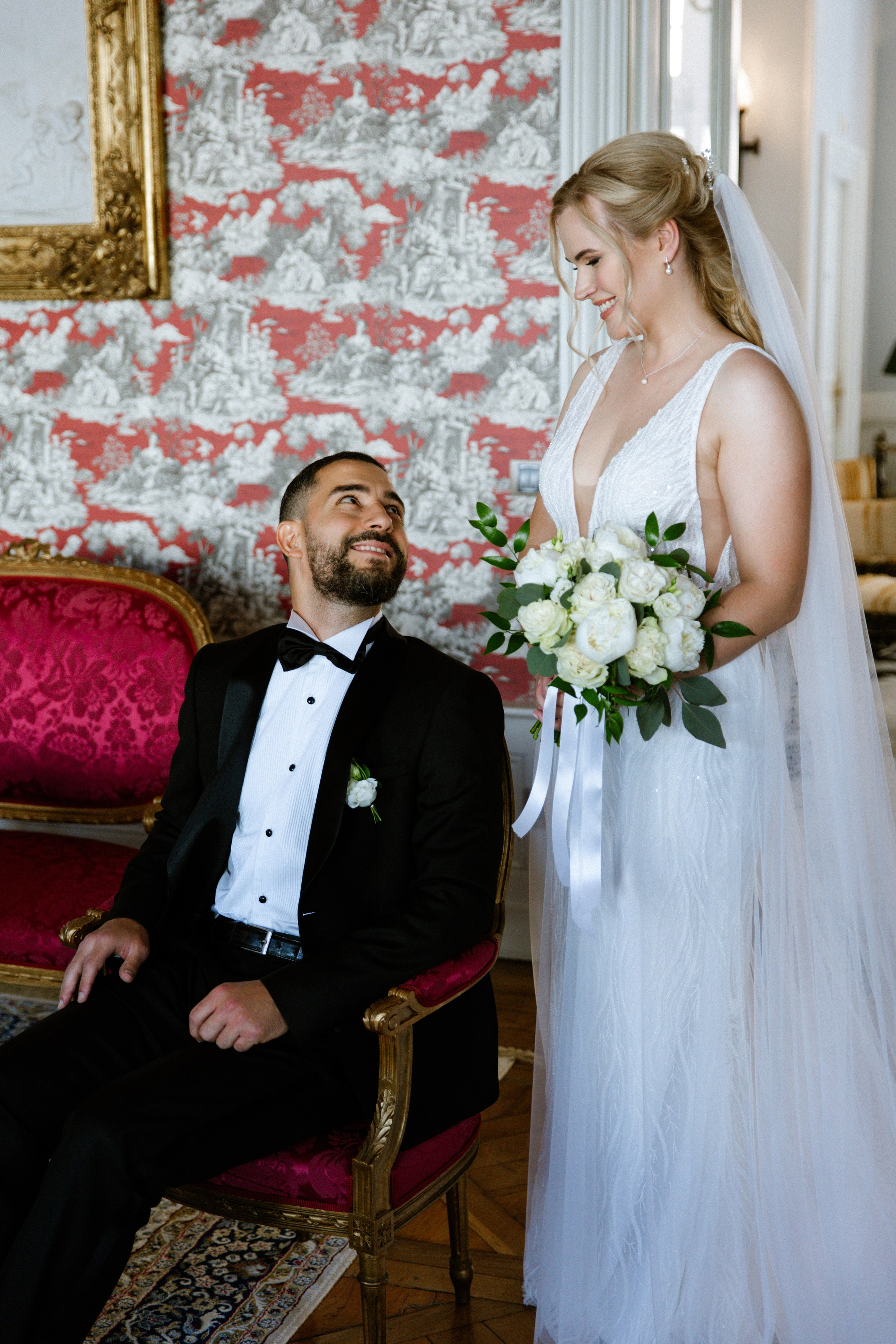 Mariage de Jana & Larbi dans un Château | Photographe Mariage France. Photographe de mariage à Paris