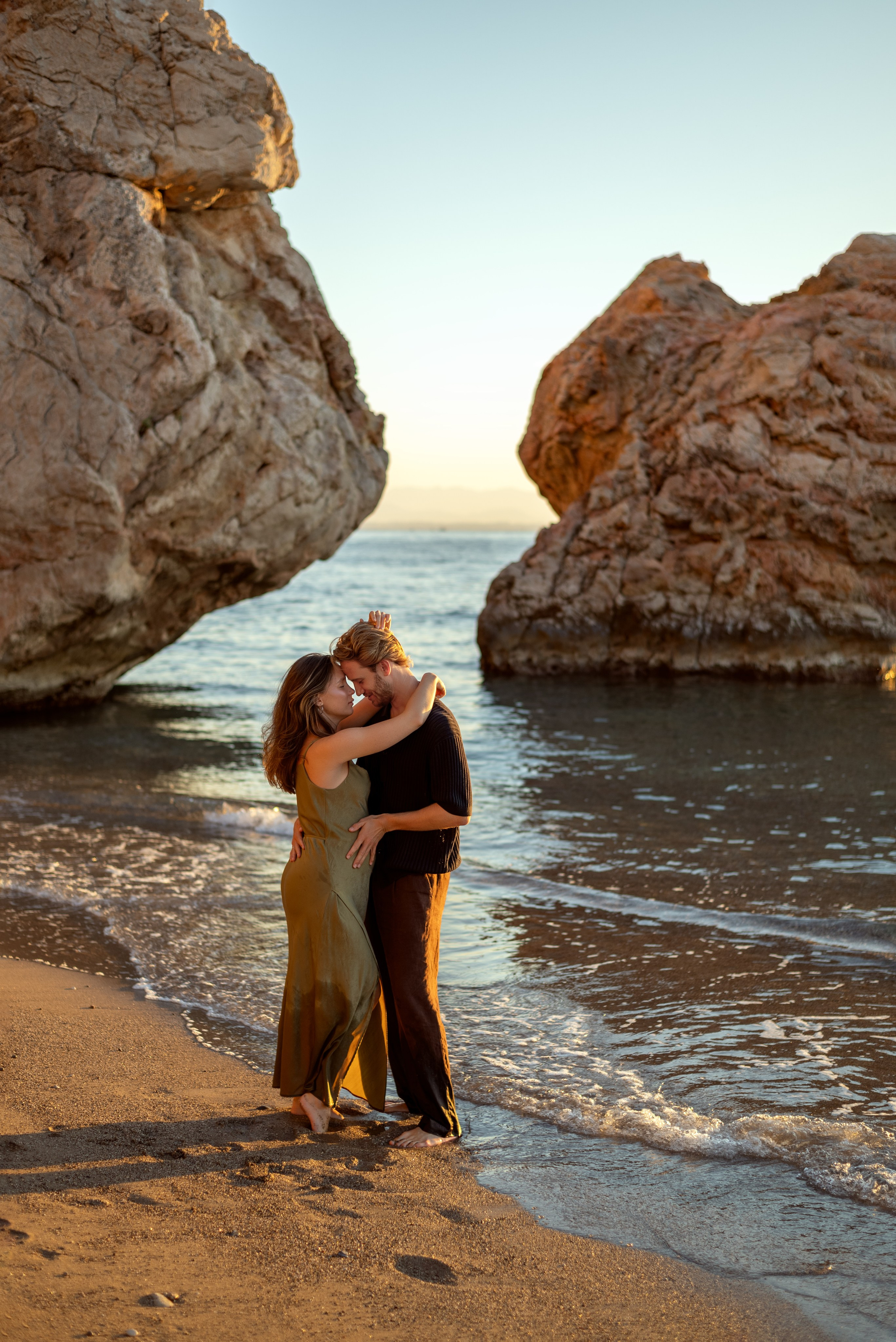 Фотосессия беременности на рассвете в Кемере