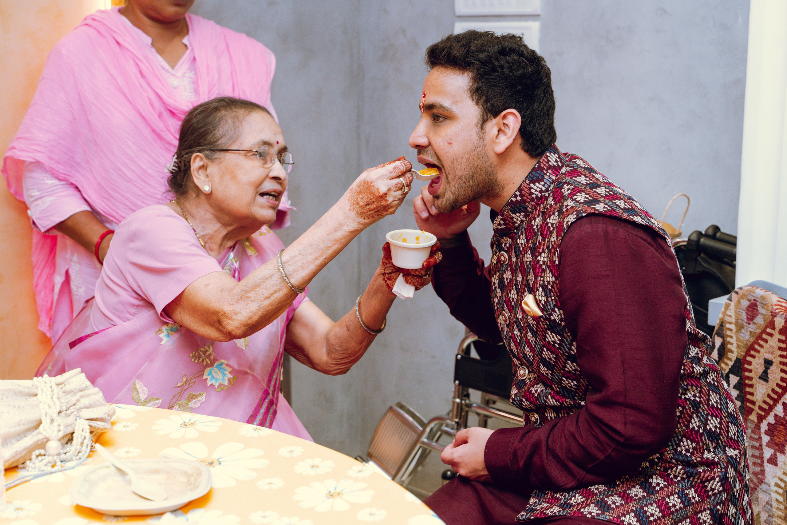 Harshika & Anmol. Menu