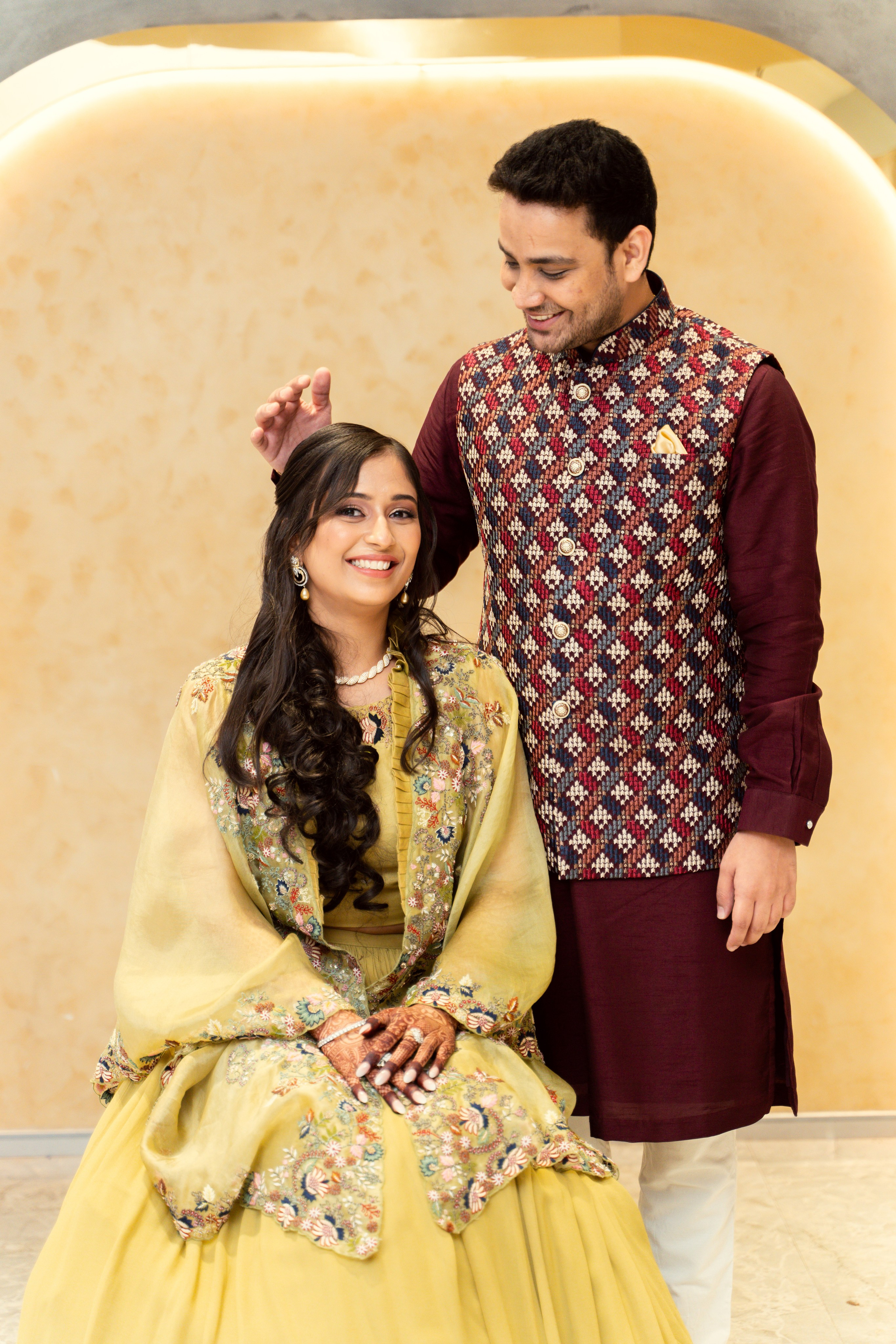 Harshika & Anmol. Menu