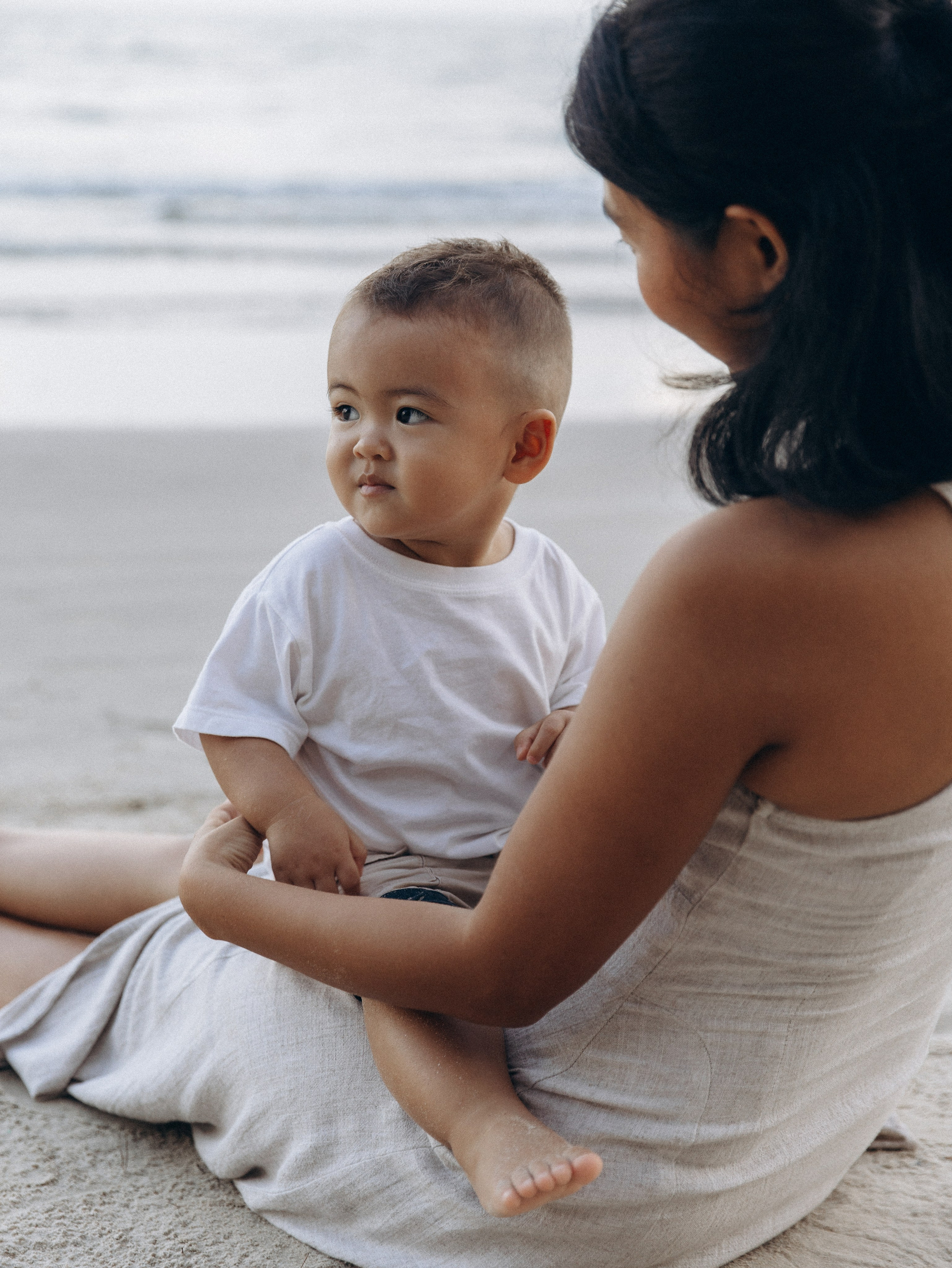 At the beach. Family and wedding photographer in Bangkok, Thailand