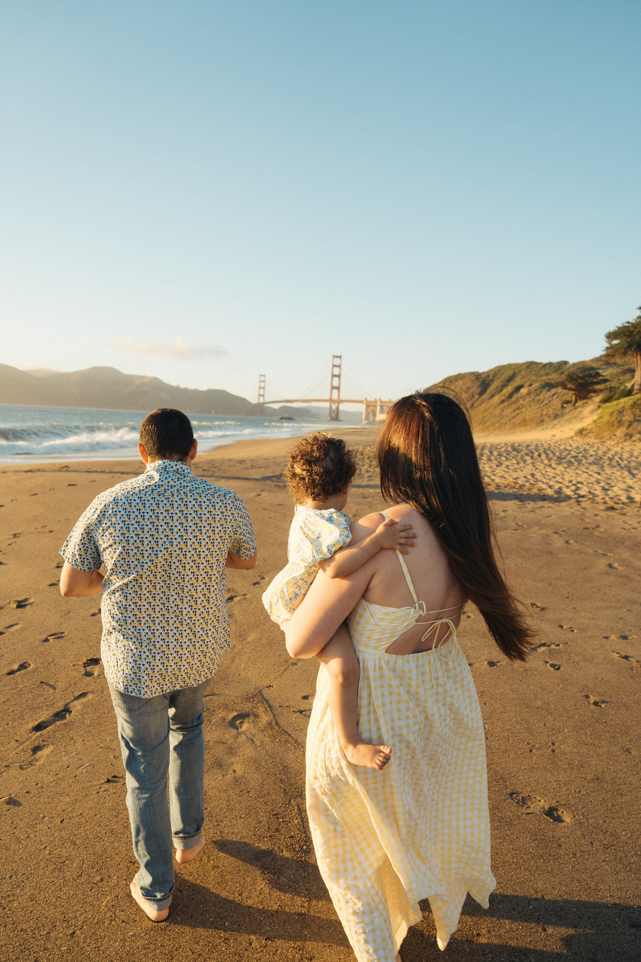 Bri’s growing family at Baker Beach. Soulo Photography | San Francisco Bay Area Based Photographer