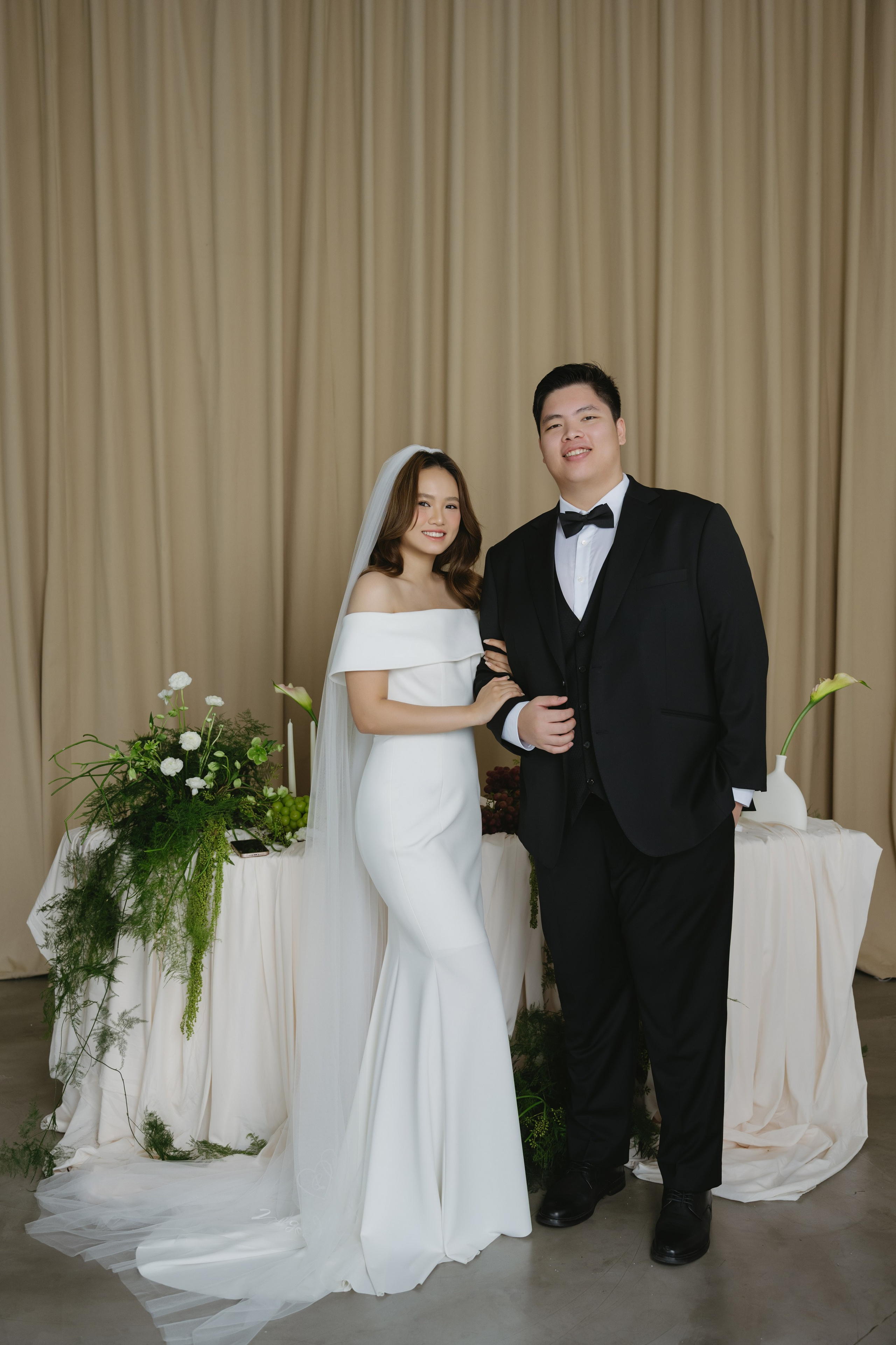 DANG & NGHI wedding photoshoot in studio. Anns wedding photography