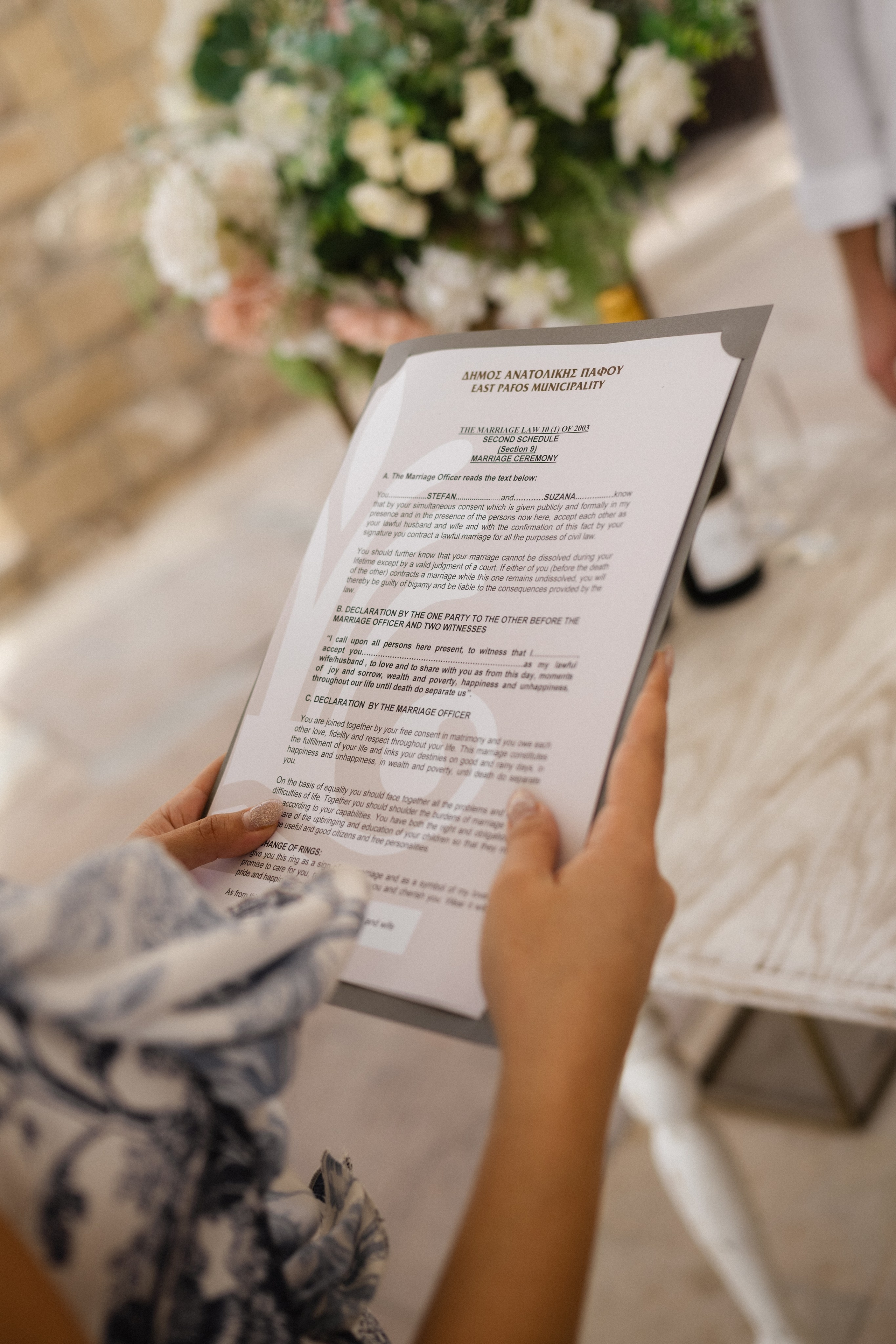 Small wedding photoshoot. Professional photographer in Cyprus Katerina Stepanchenko