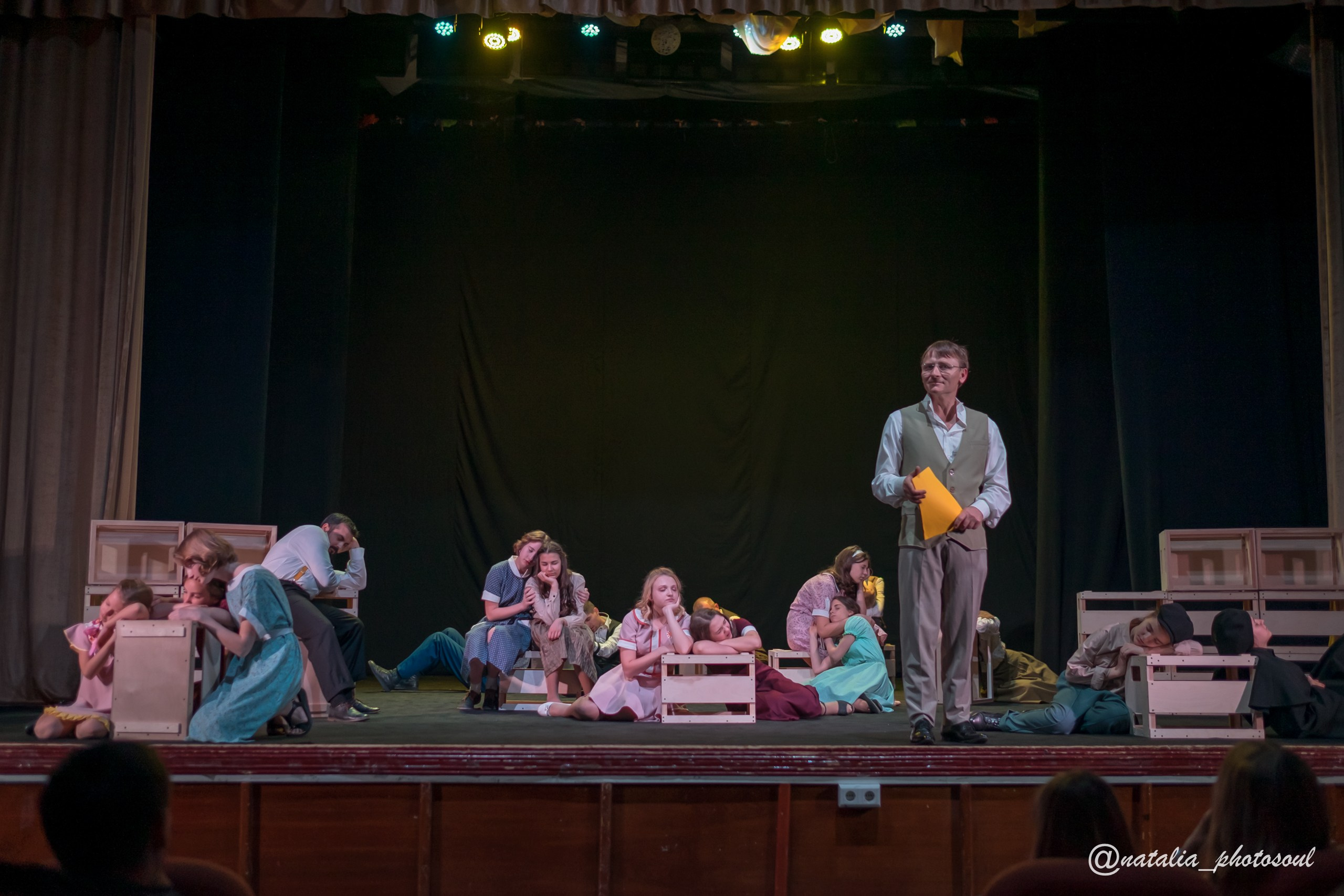 Performance “Our Town” School and Theater “Artist”. Photographer in Seoul Dobrokvashina Natalya