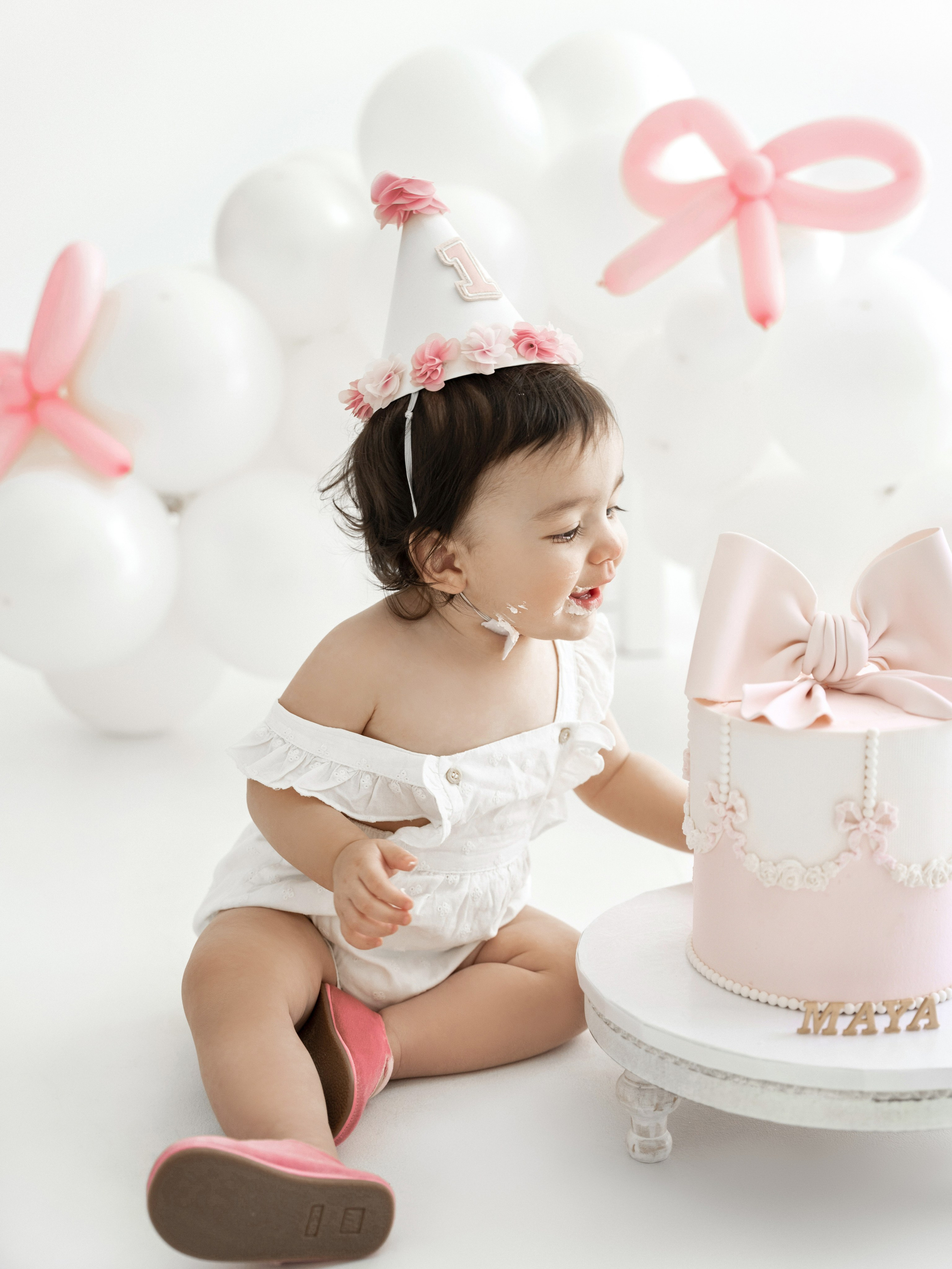 First birthday photoshoot Eva