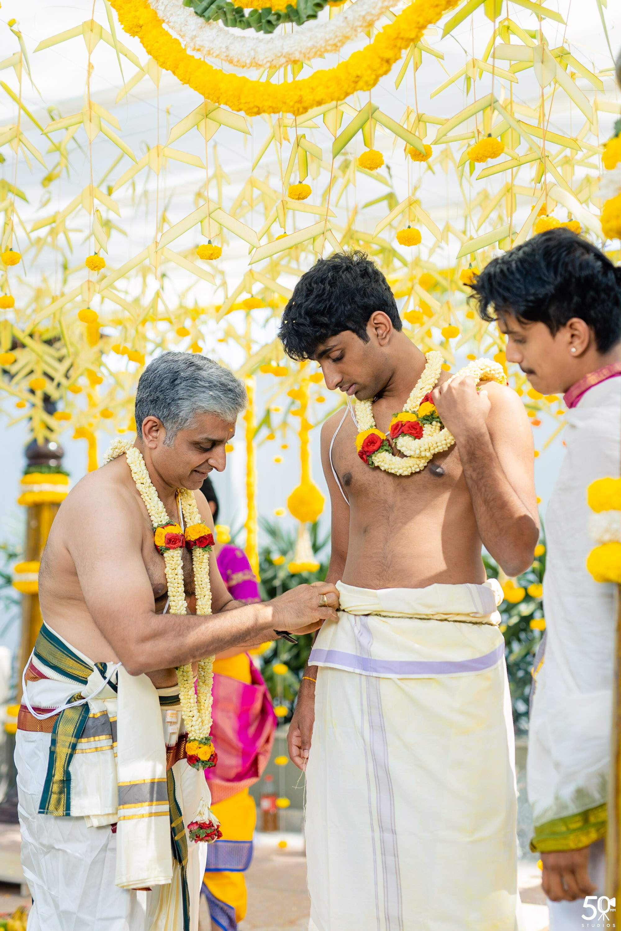 SANJAY AND SAKETH UPANAYANA. 50mm STUDIOS