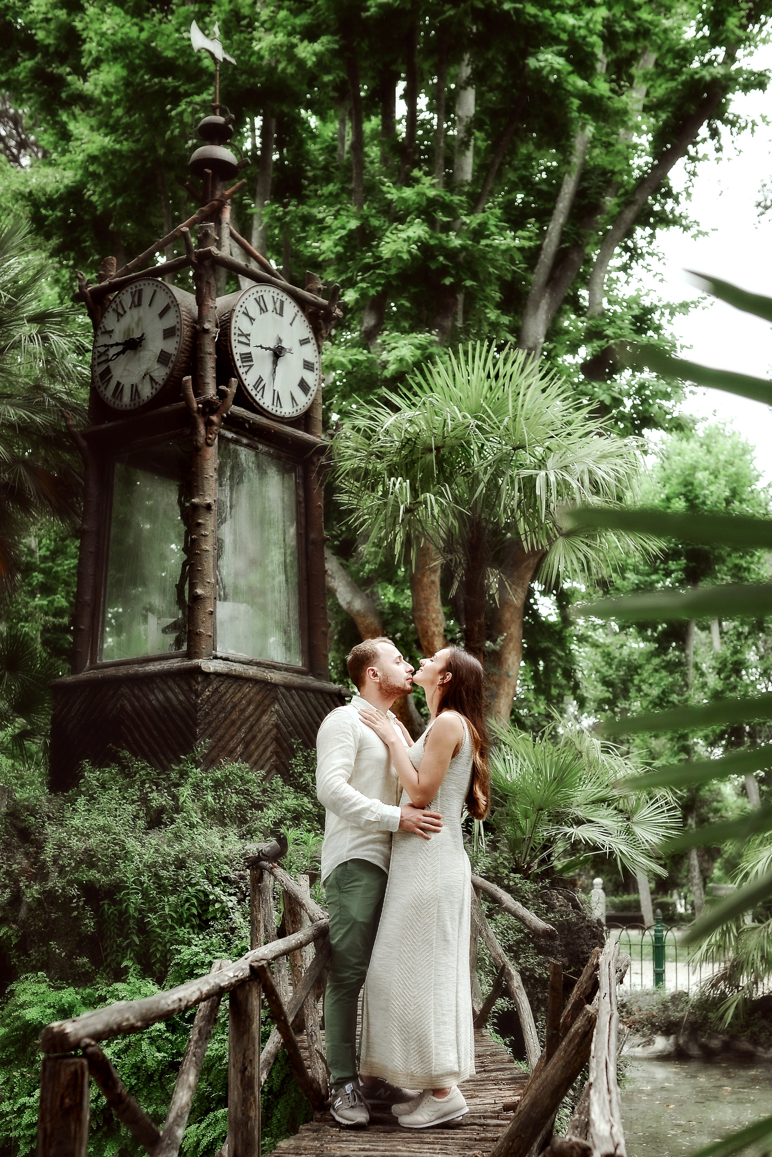 Lovers at Villa Borghese