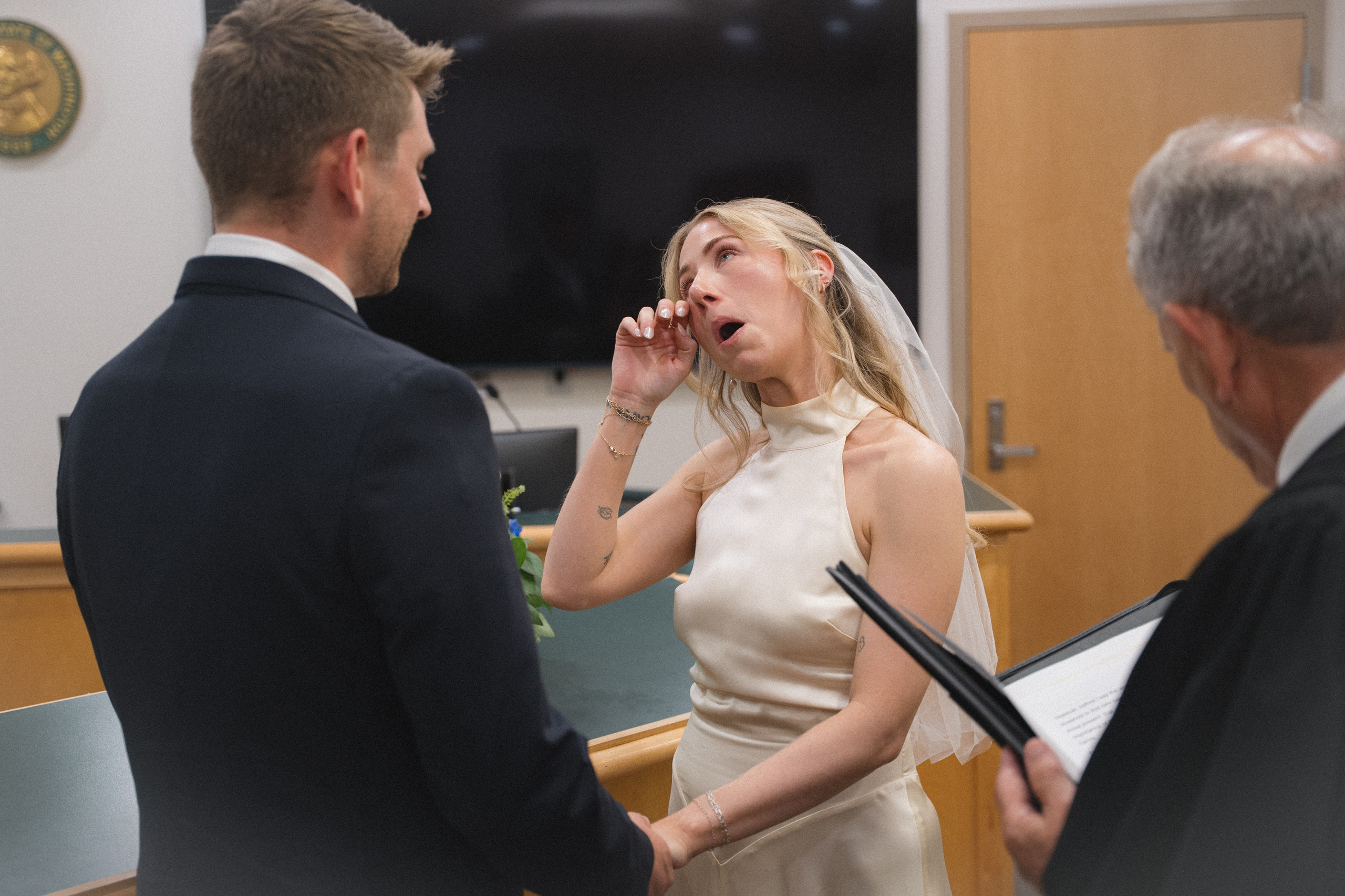 Cherilynn and Thomas | Courthouse wedding. Photographer in Washington Sophia D