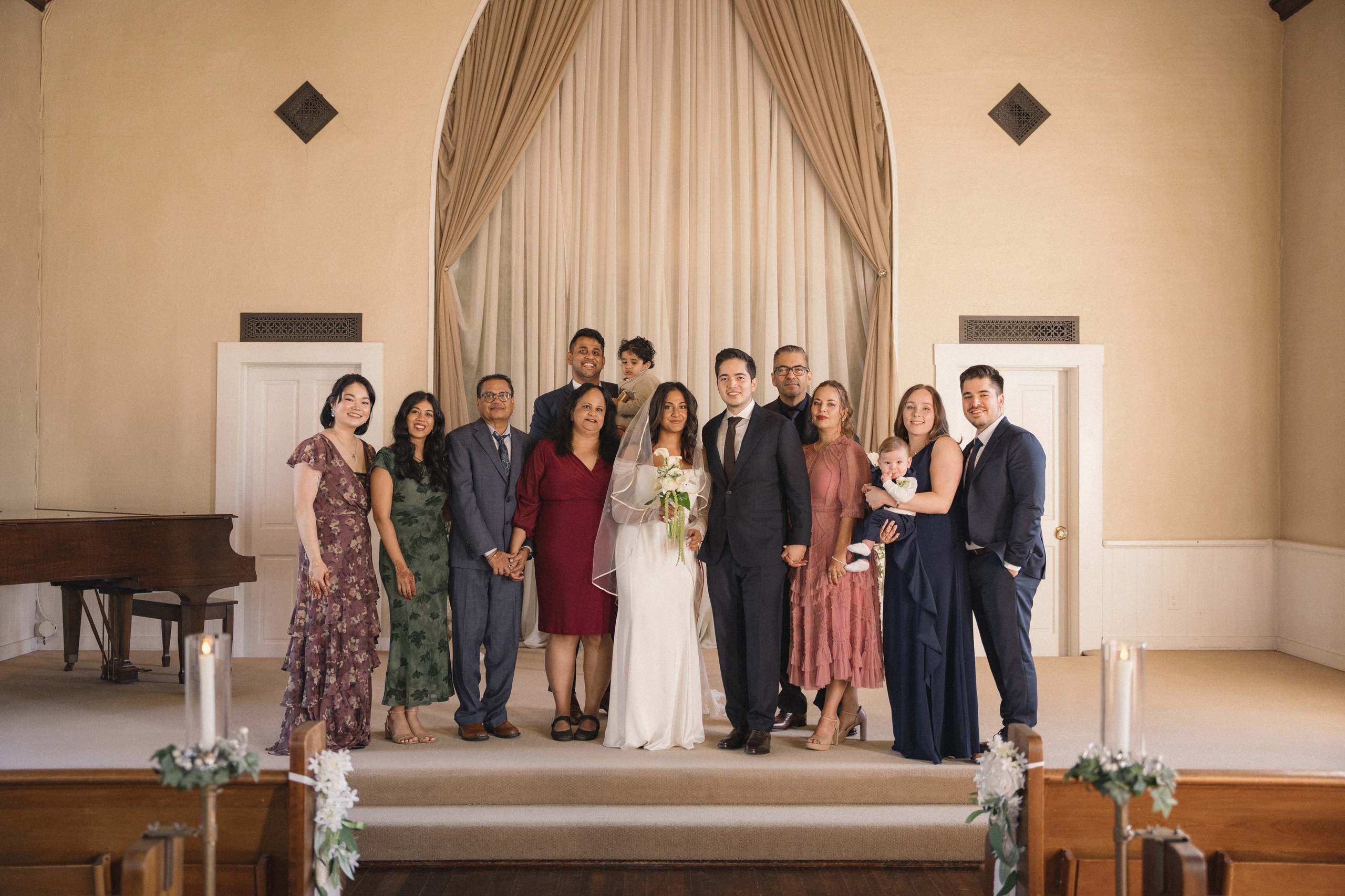 Luis and Roshni | Church ceremony. Photographer in Washington Sophia D