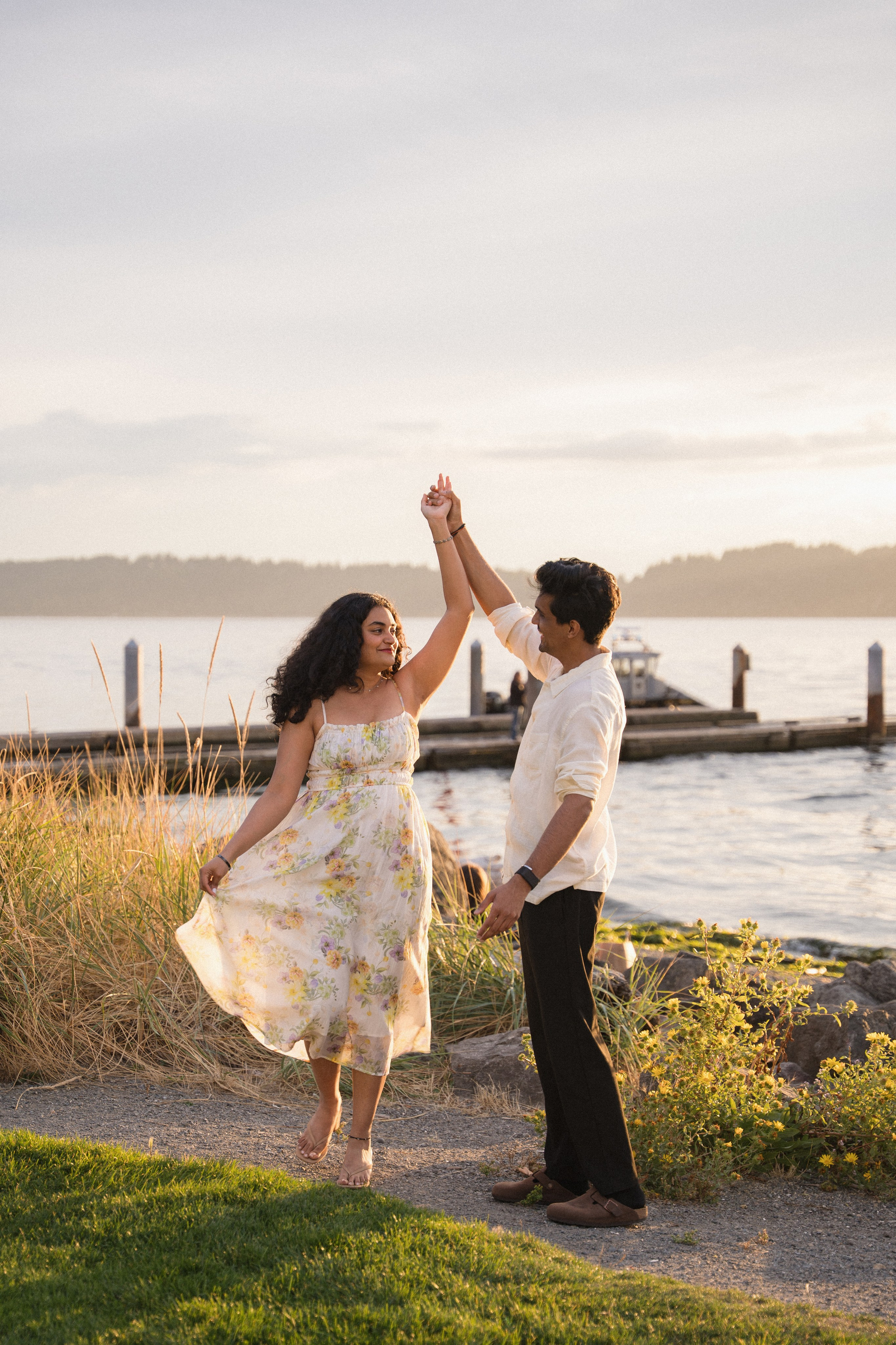 Raghav and Ananya proposal. Photographer in Washington Sophia D