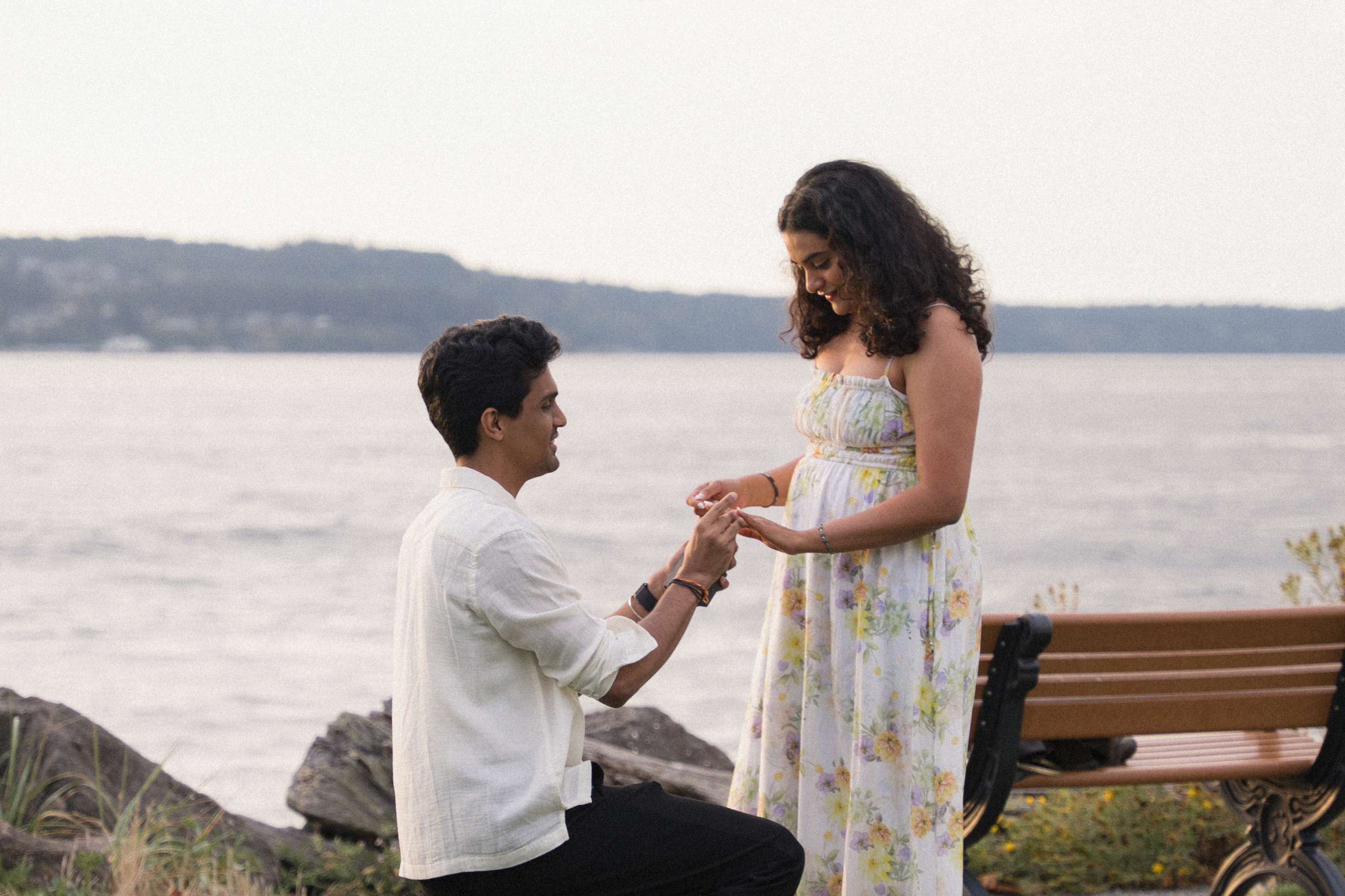 Raghav and Ananya proposal. Photographer in Washington Sophia D