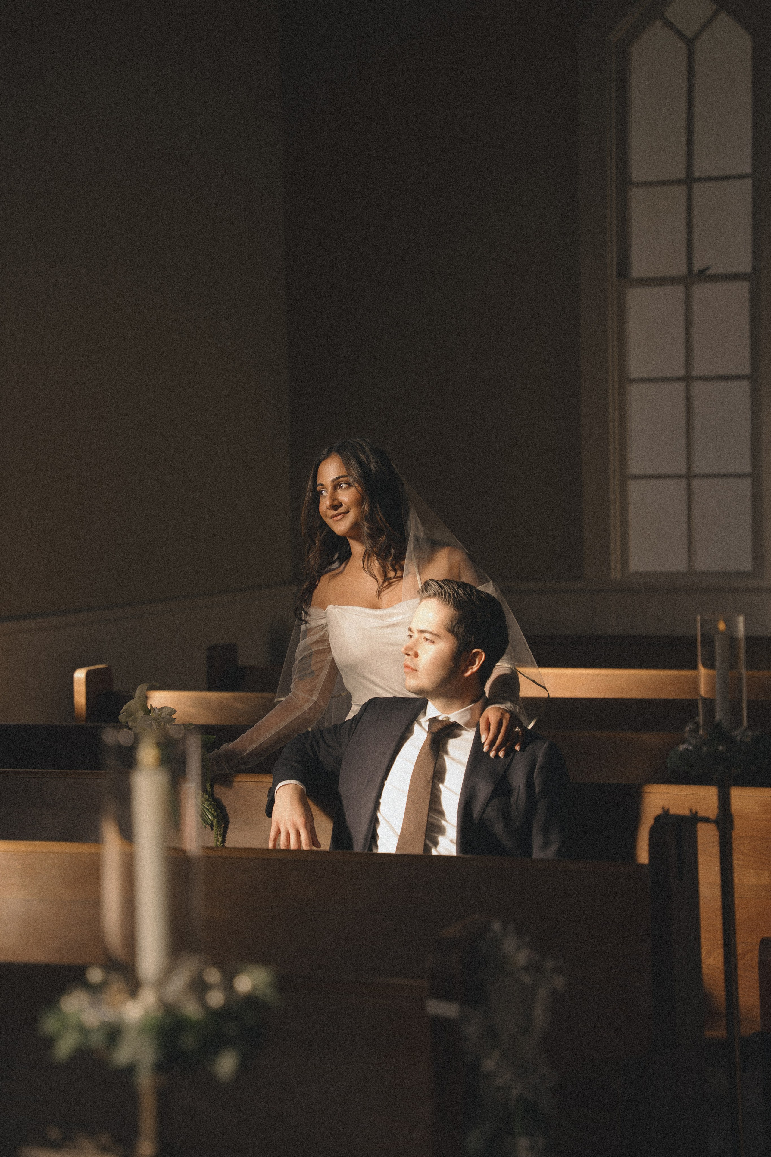 Luis and Roshni | Church ceremony. Photographer in Washington Sophia D