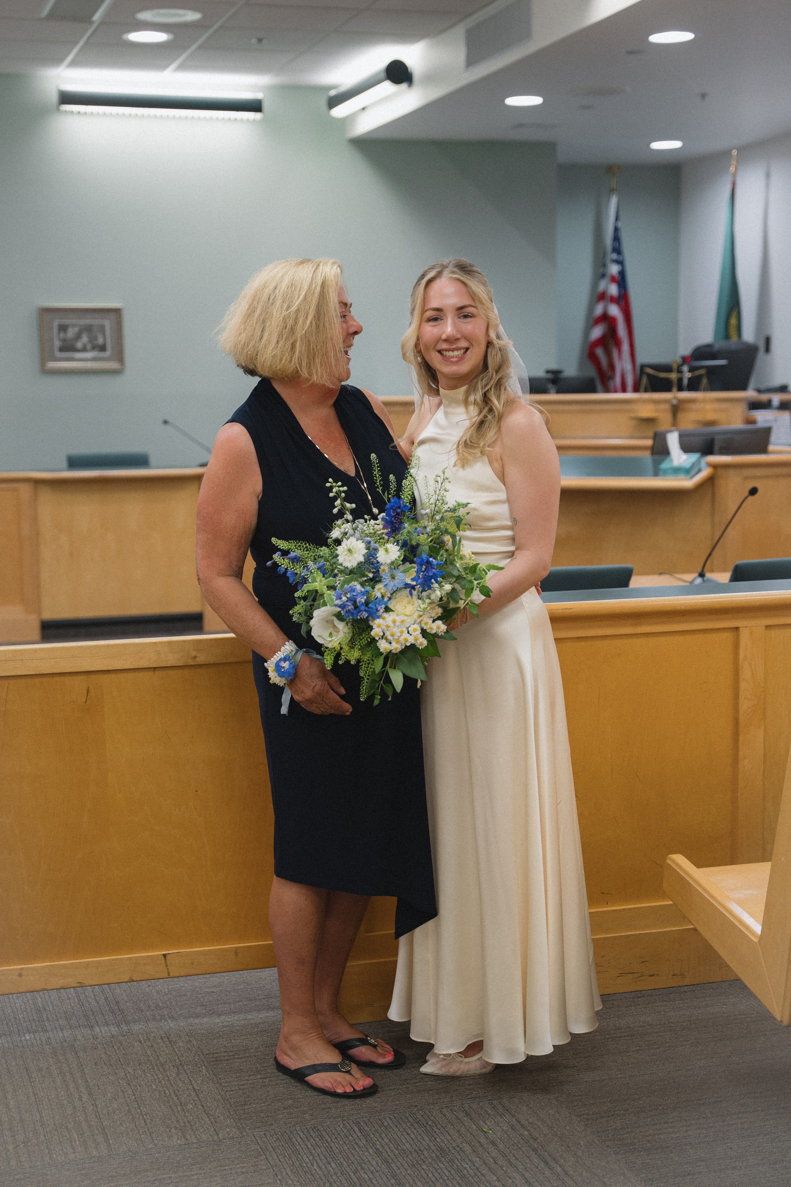 Cherilynn and Thomas | Courthouse wedding. Photographer in Washington Sophia D