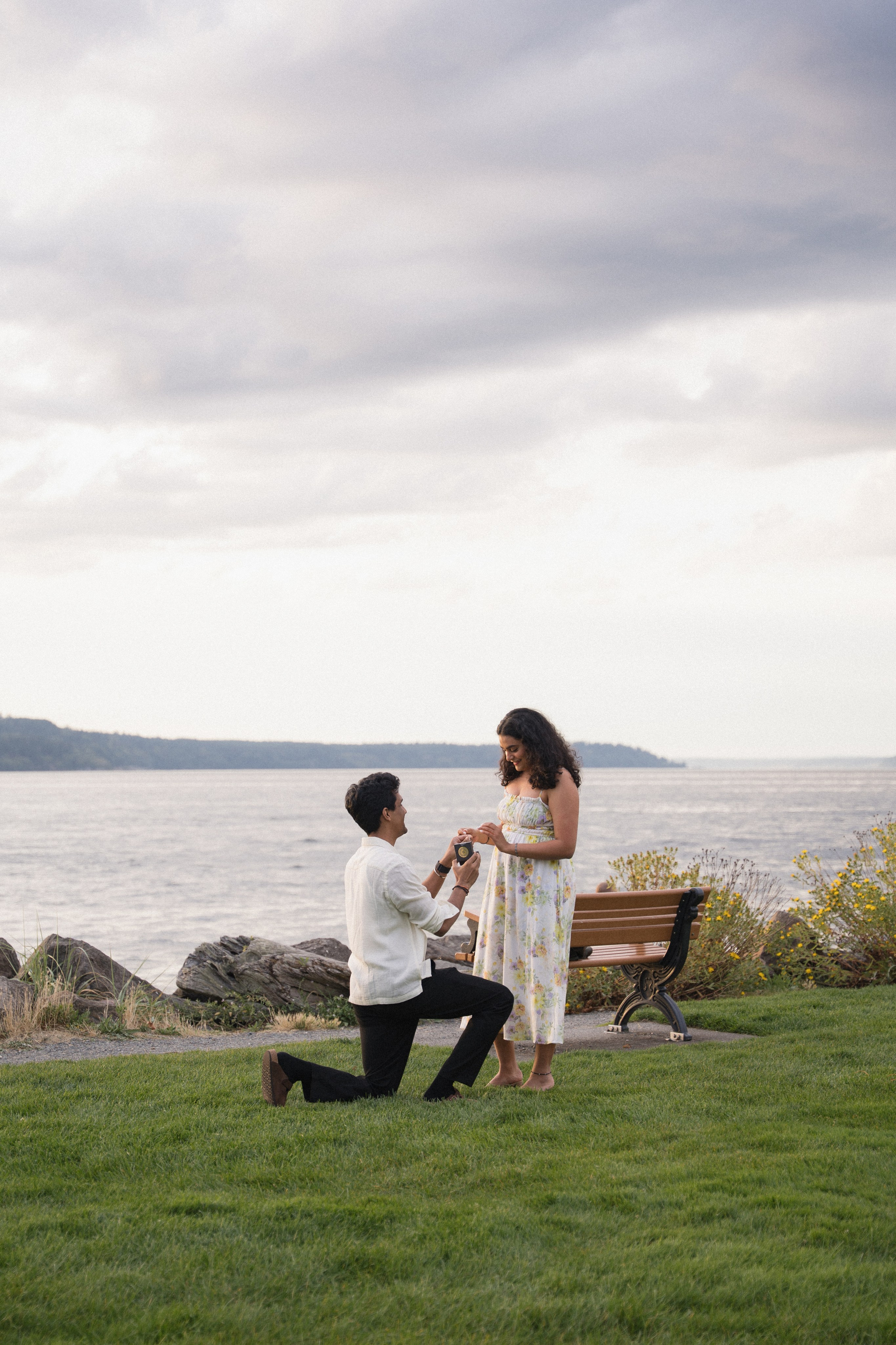 Raghav and Ananya proposal. Photographer in Washington Sophia D