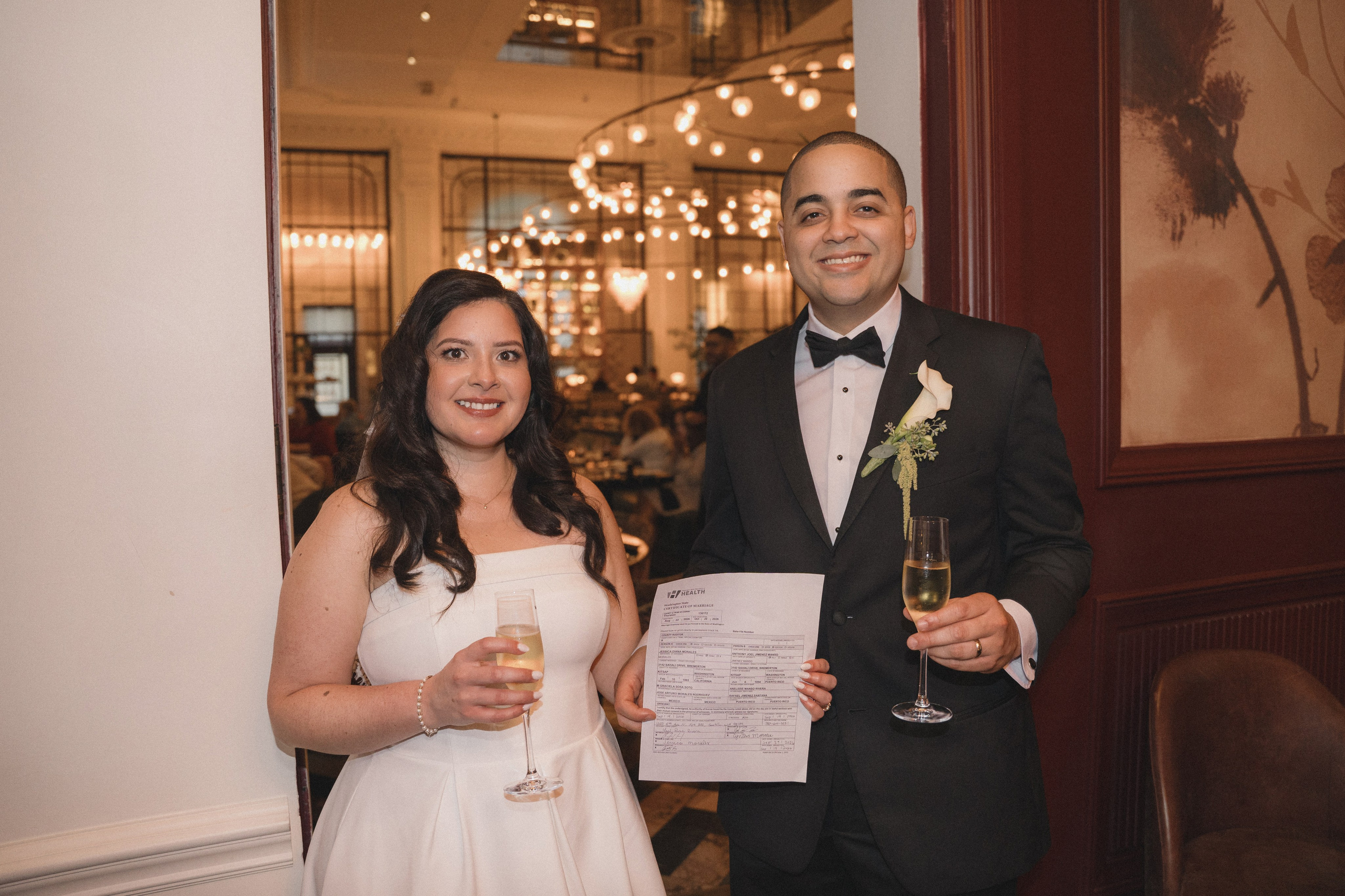 Anthony and Jessica | Intimate wedding. Photographer in Washington Sophia D