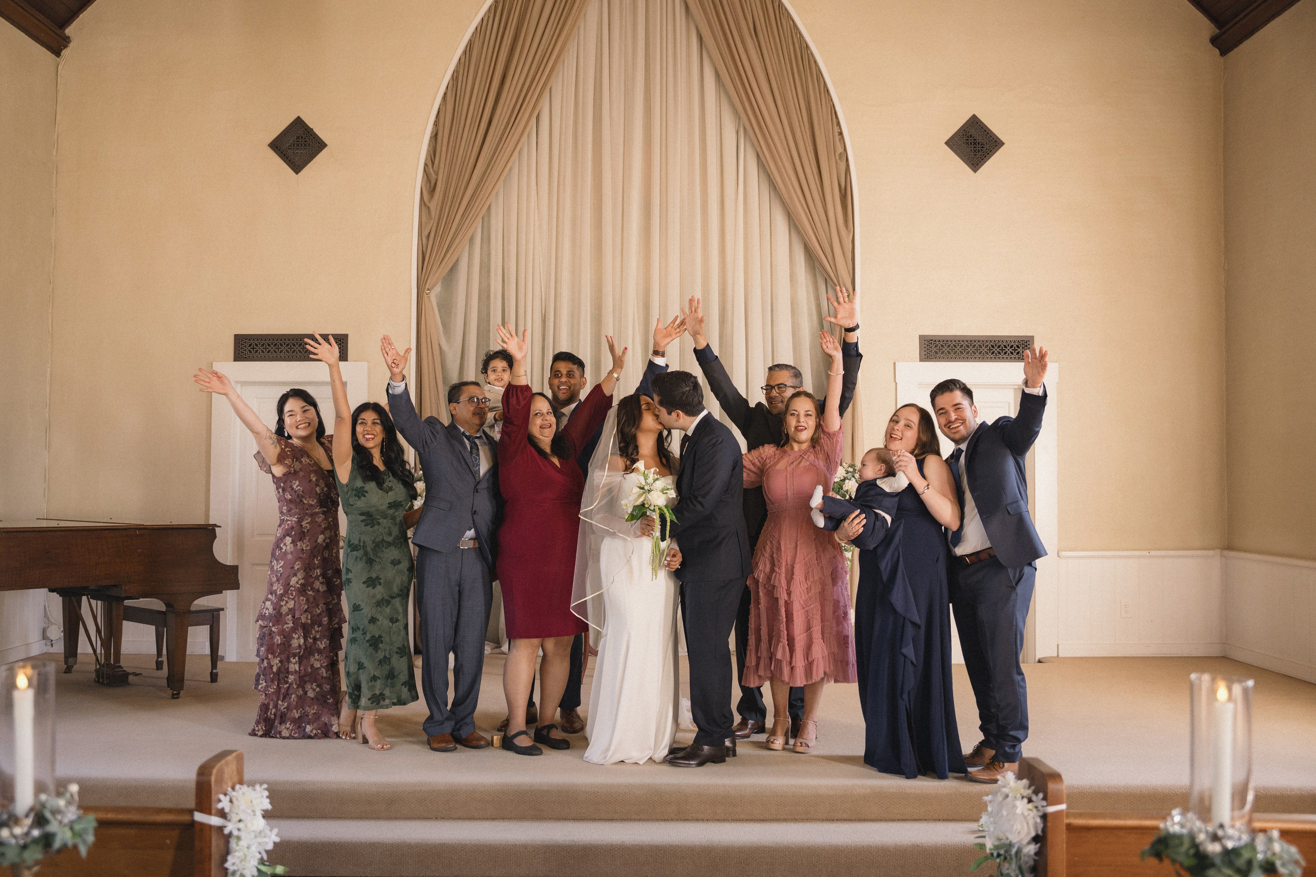 Luis and Roshni | Church ceremony. Photographer in Washington Sophia D