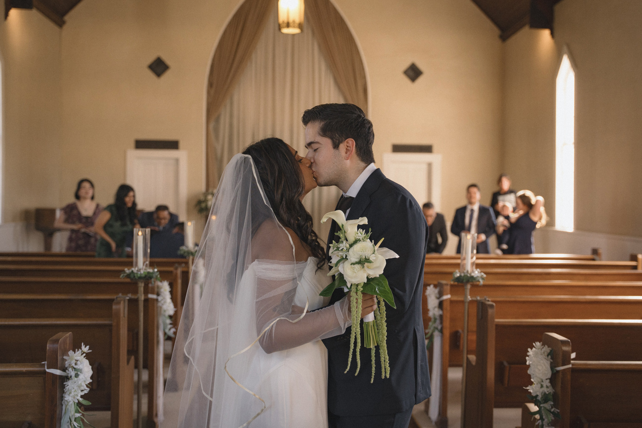 Luis and Roshni | Church ceremony. Photographer in Washington Sophia D