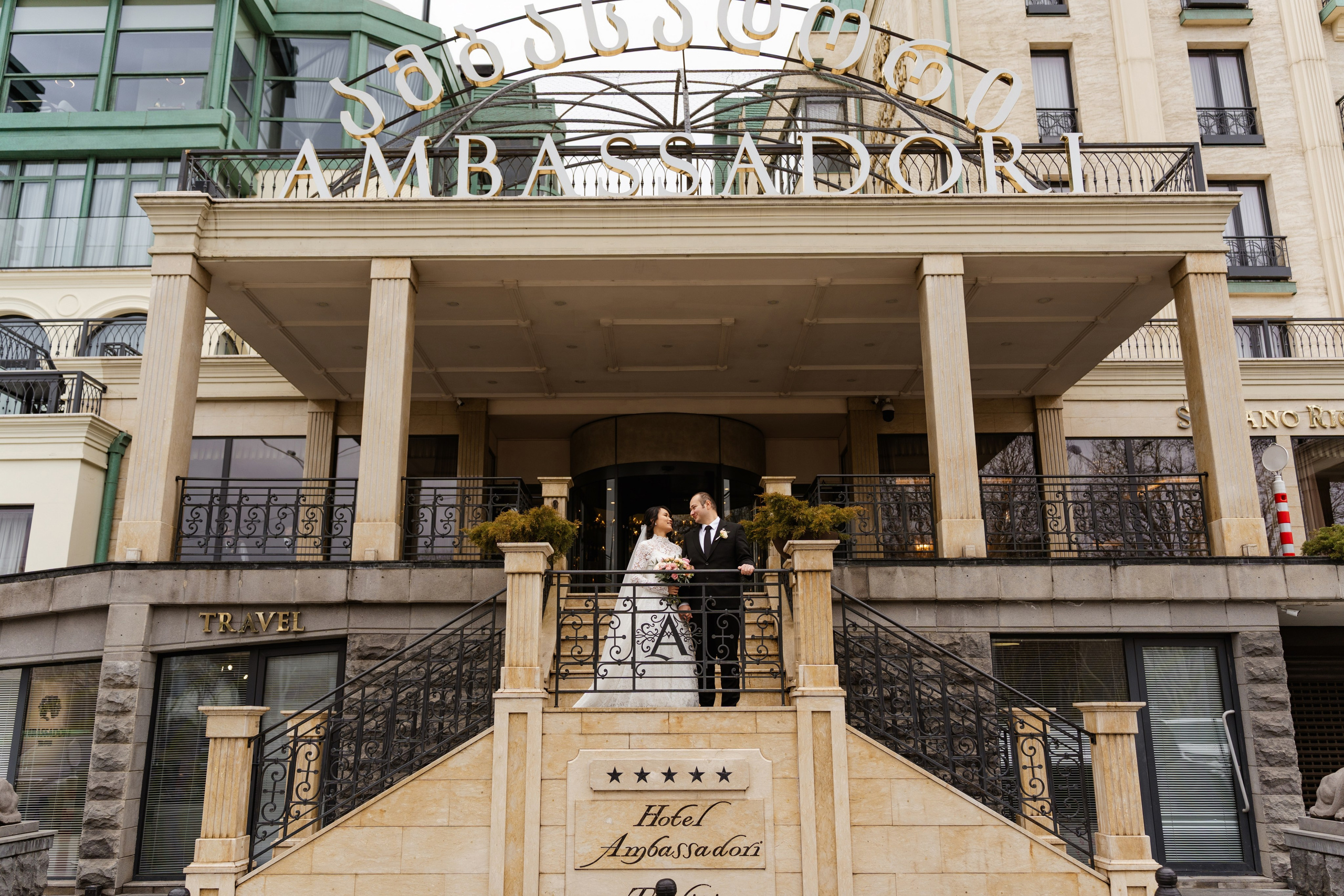 A wedding couple from Turkey and the Philippines in Tbilisi. Destination Wedding Photographers in Georgia, Armenia. Maks Kovalenko and Lara Tatosyan. Wedding videographer