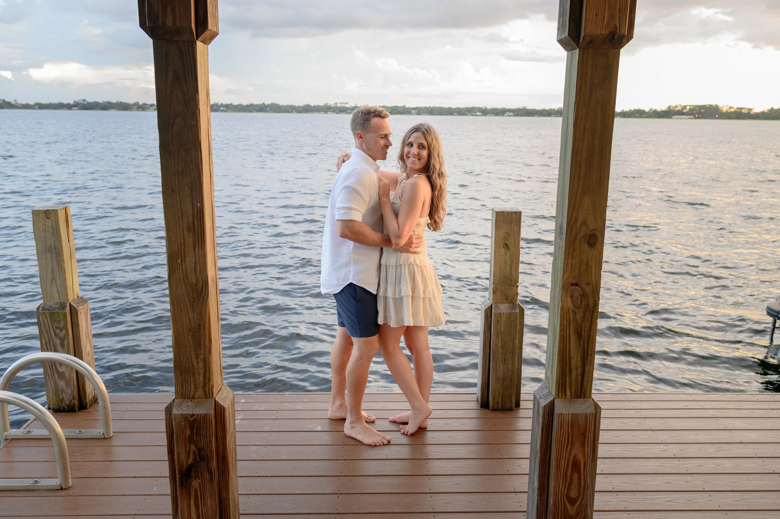 Where Love Meets Golden Light — A Romantic Boat Photoshoot in Florida