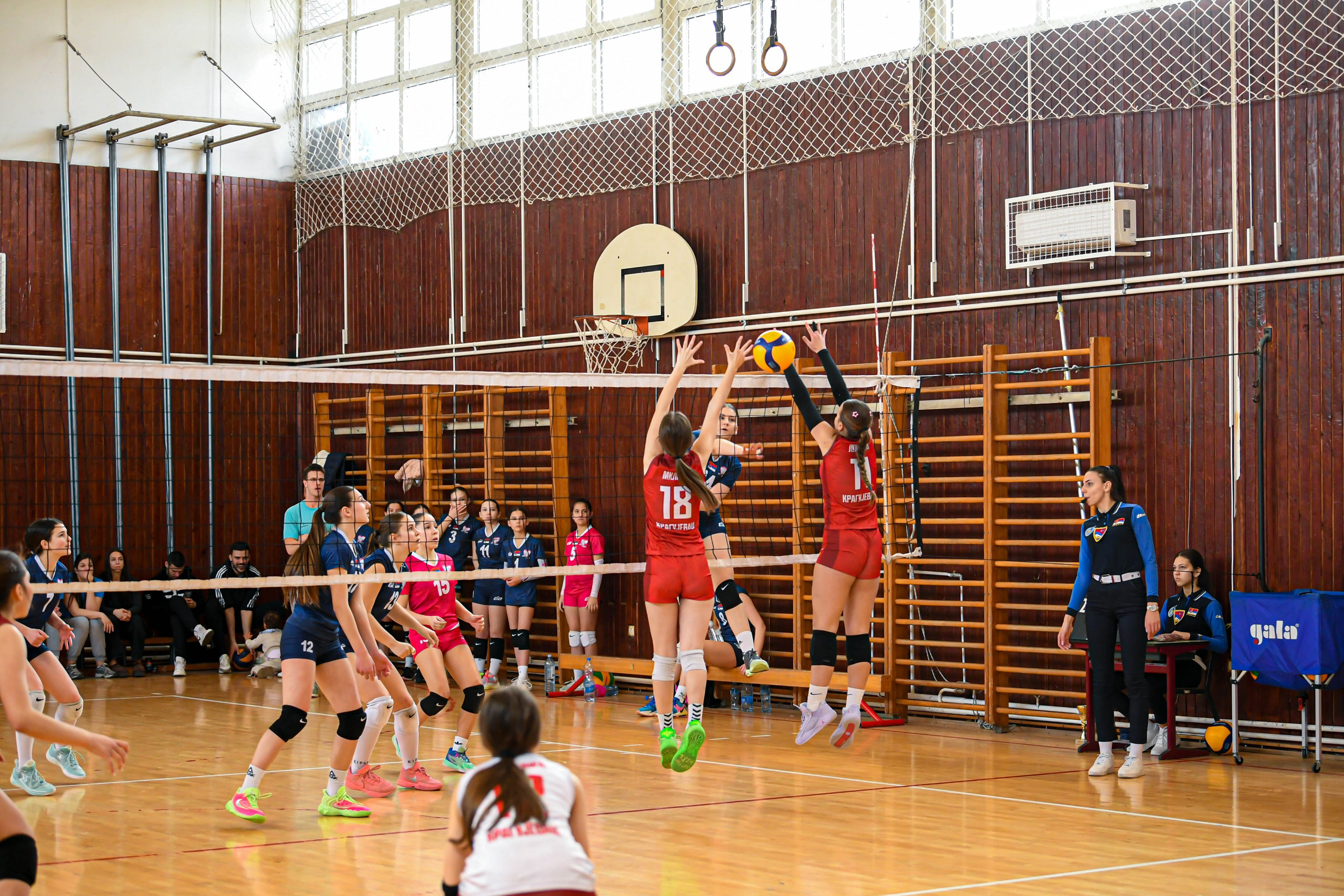 Odbojka 22.03.  Radnicki KG — BlockVolley JAG. Foto Simic Jagodina