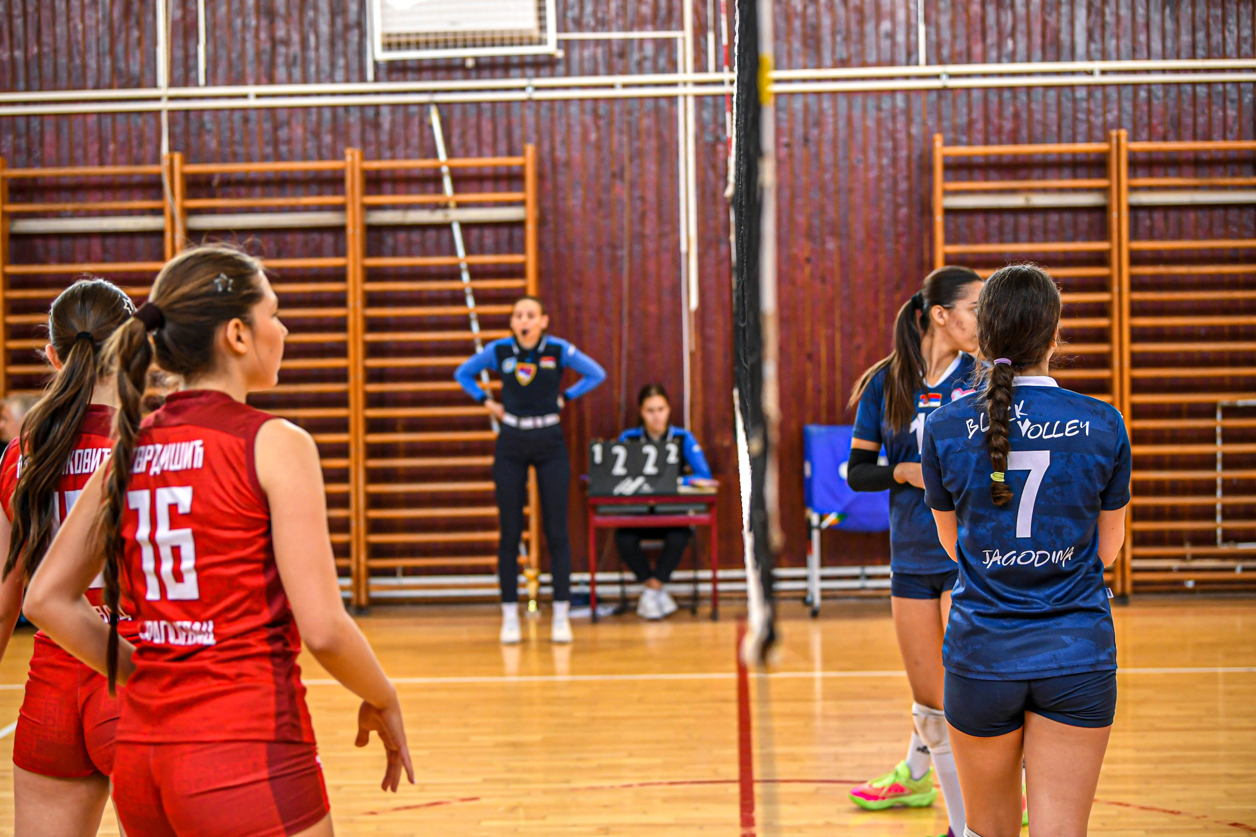 Odbojka 22.03.  Radnicki KG — BlockVolley JAG. Foto Simic Jagodina