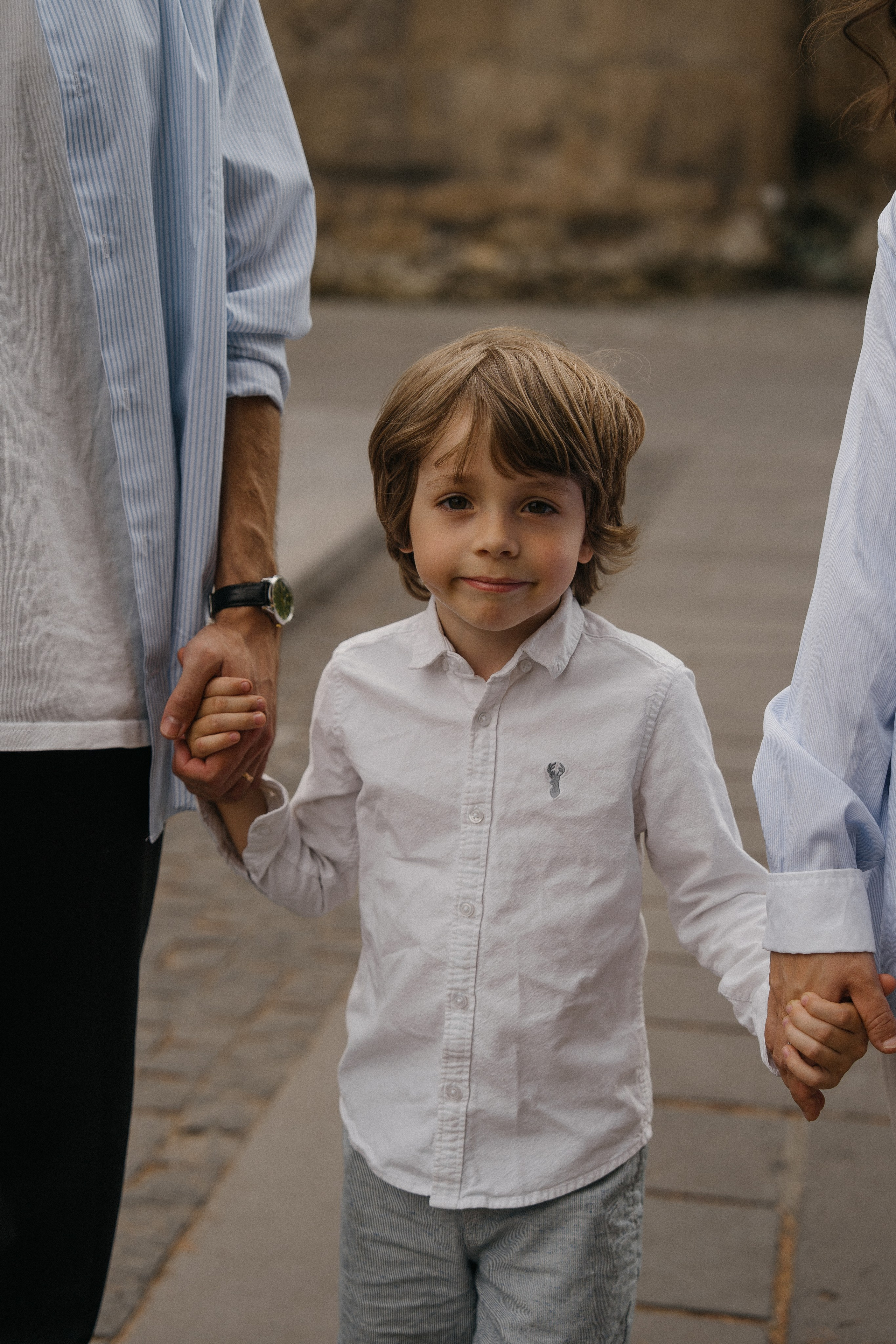 Family portrait. Photographer and travel-blogger Aleksandra Gritsenko