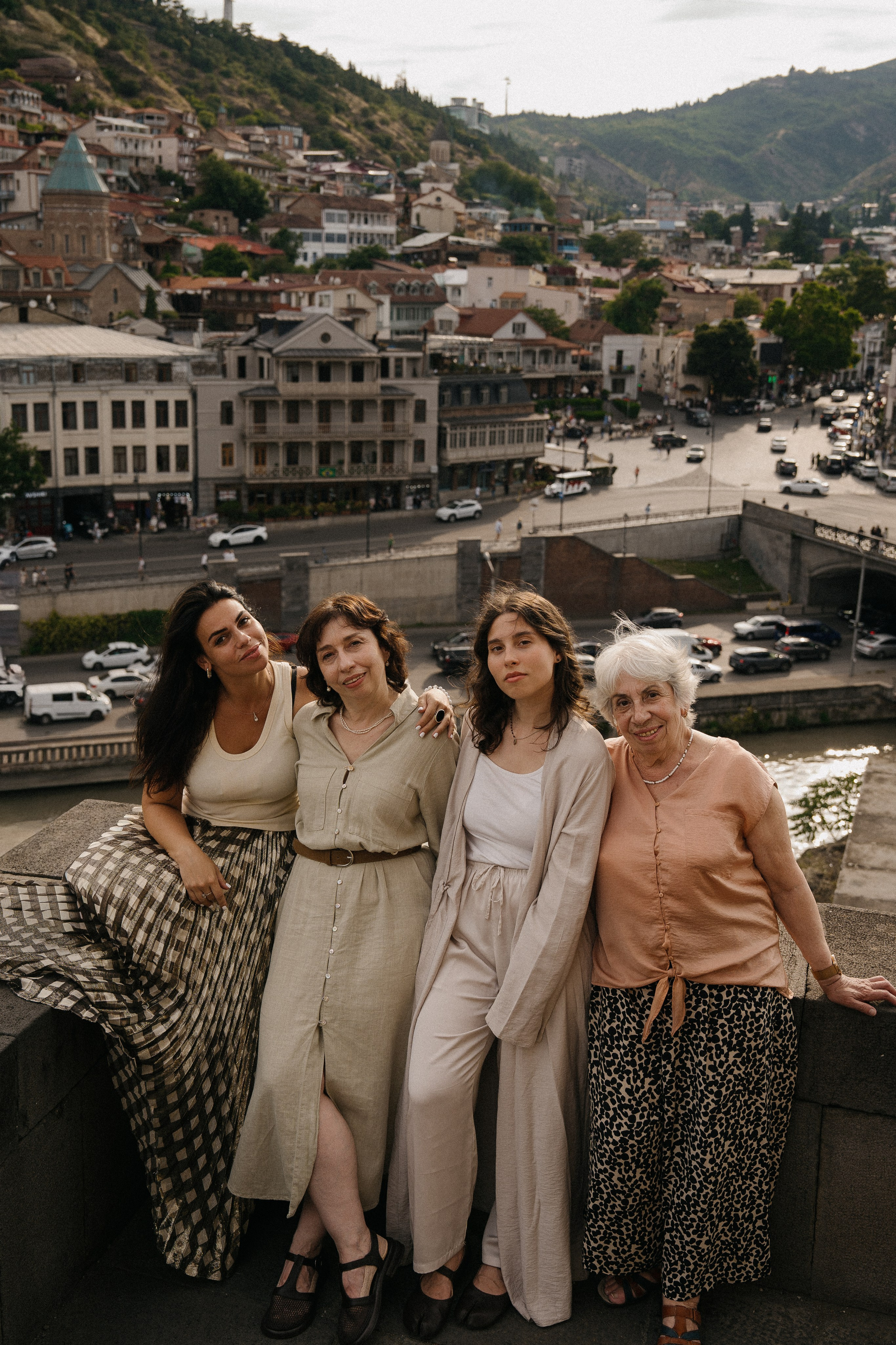 Family portrait. Photographer and travel-blogger Aleksandra Gritsenko