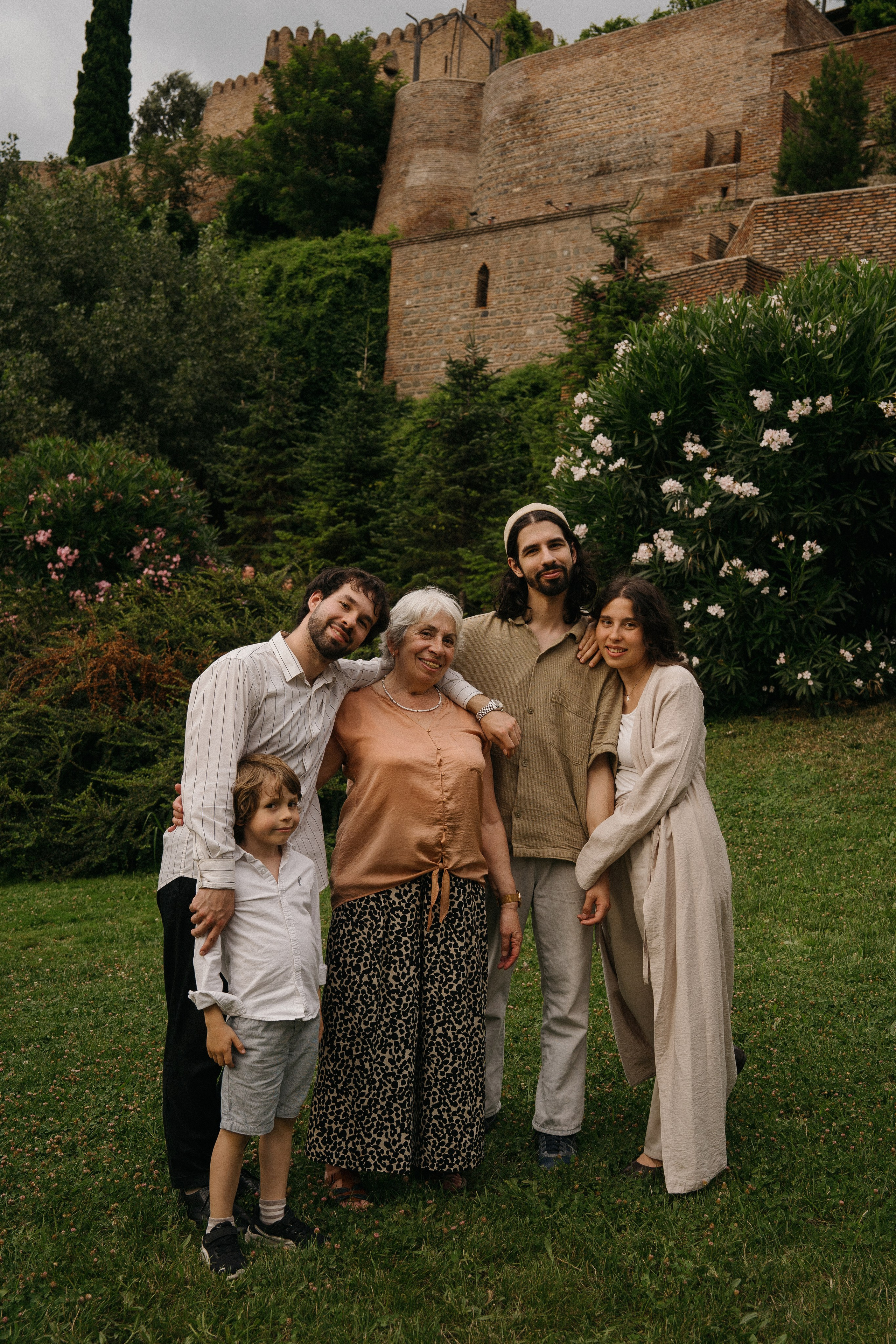 Family portrait. Photographer and travel-blogger Aleksandra Gritsenko