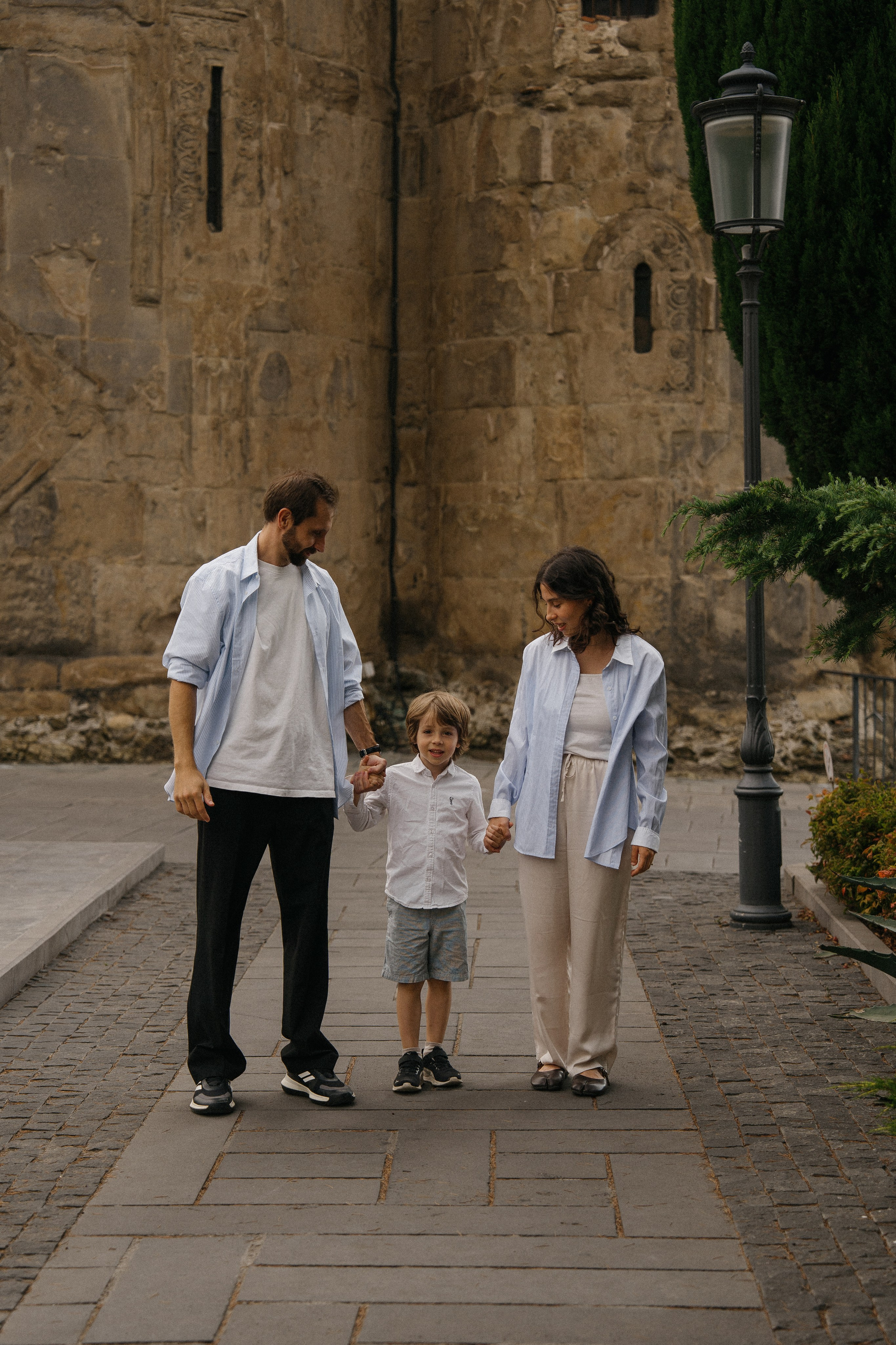 Family portrait. Photographer and travel-blogger Aleksandra Gritsenko