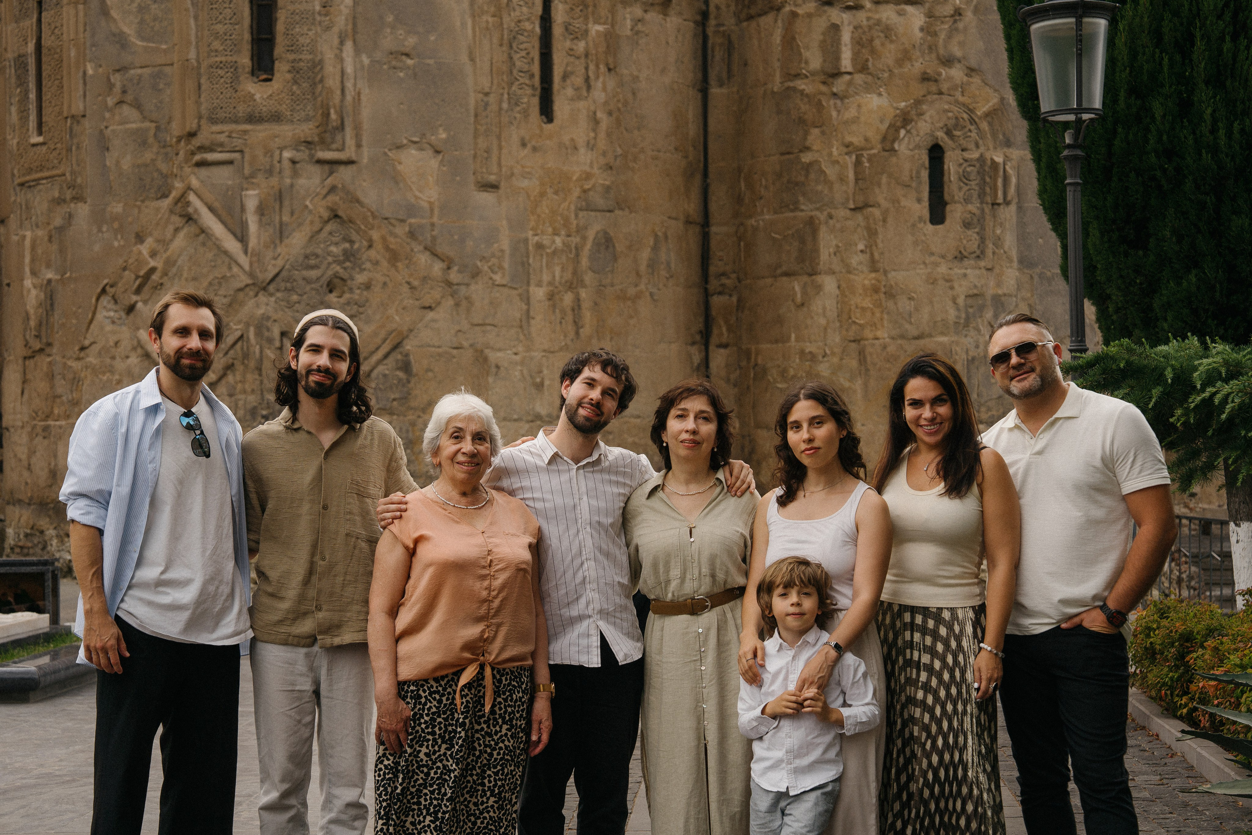 Family portrait. Photographer and travel-blogger Aleksandra Gritsenko
