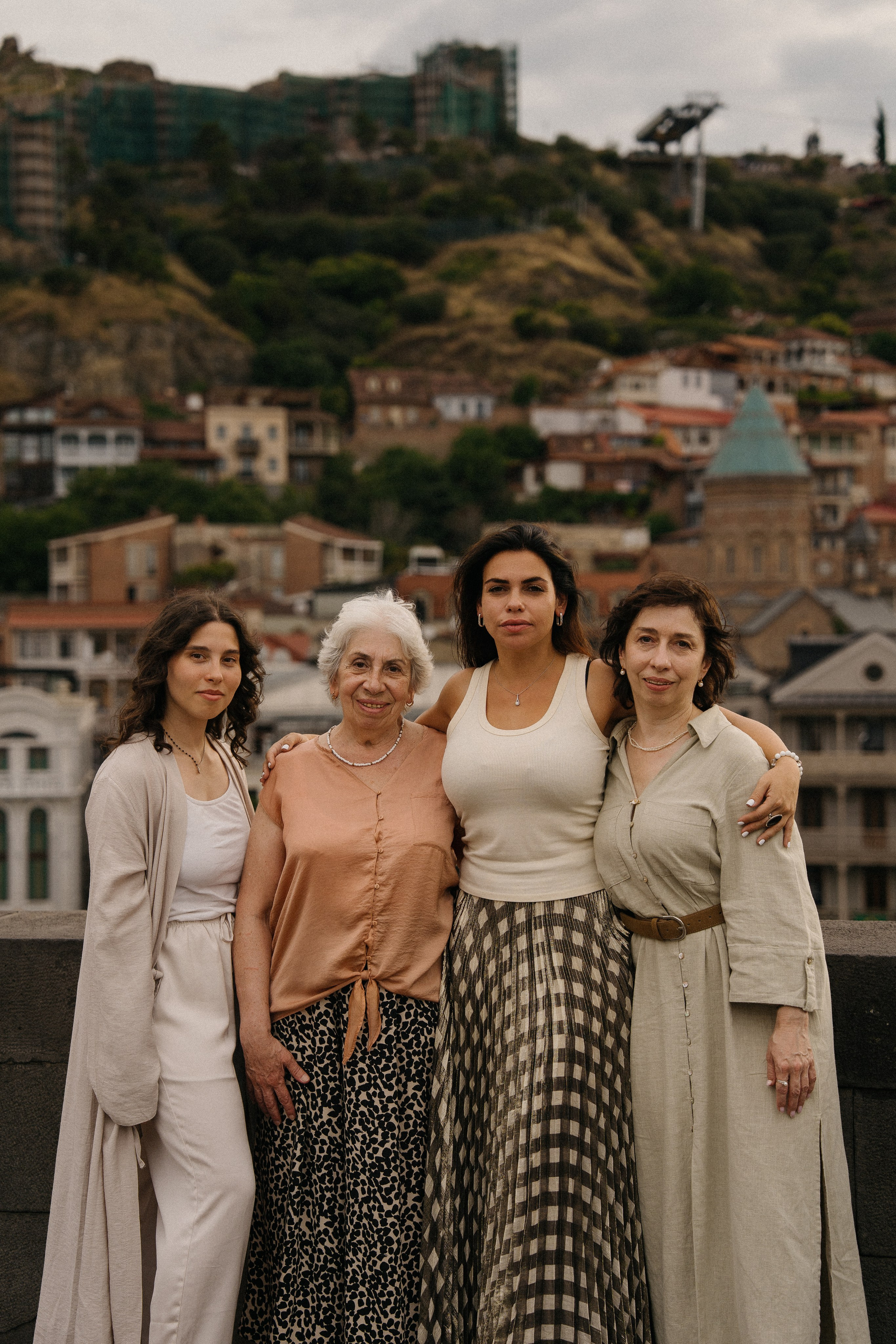 Family portrait. Photographer and travel-blogger Aleksandra Gritsenko