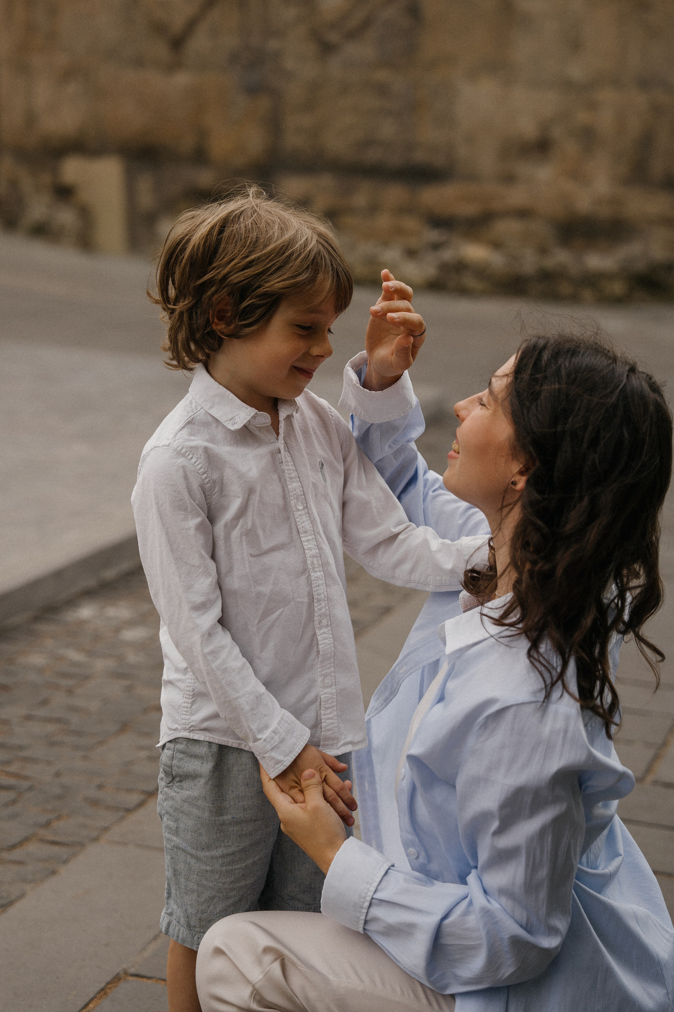 Family portrait. Photographer and travel-blogger Aleksandra Gritsenko