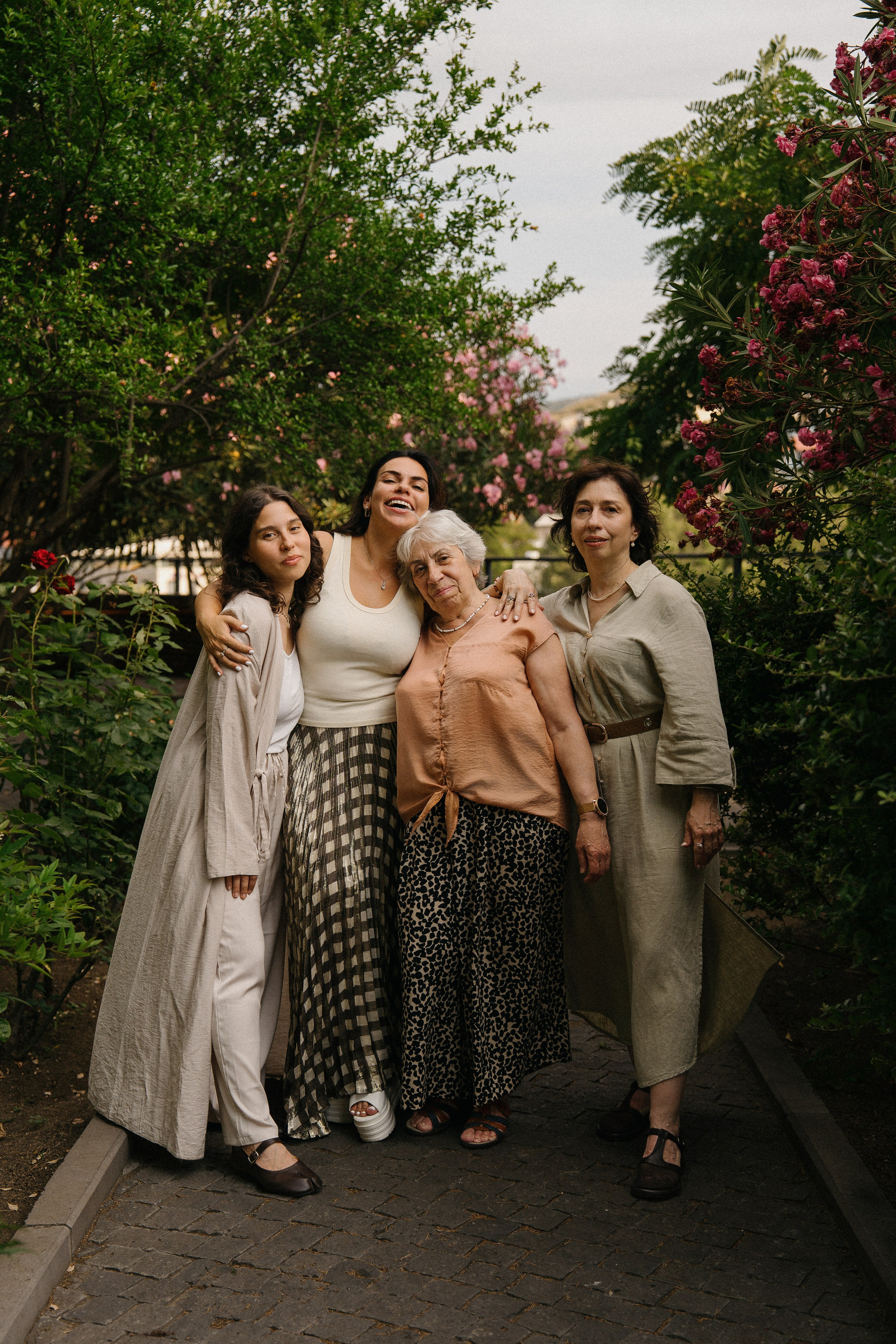 Family portrait. Photographer and travel-blogger Aleksandra Gritsenko