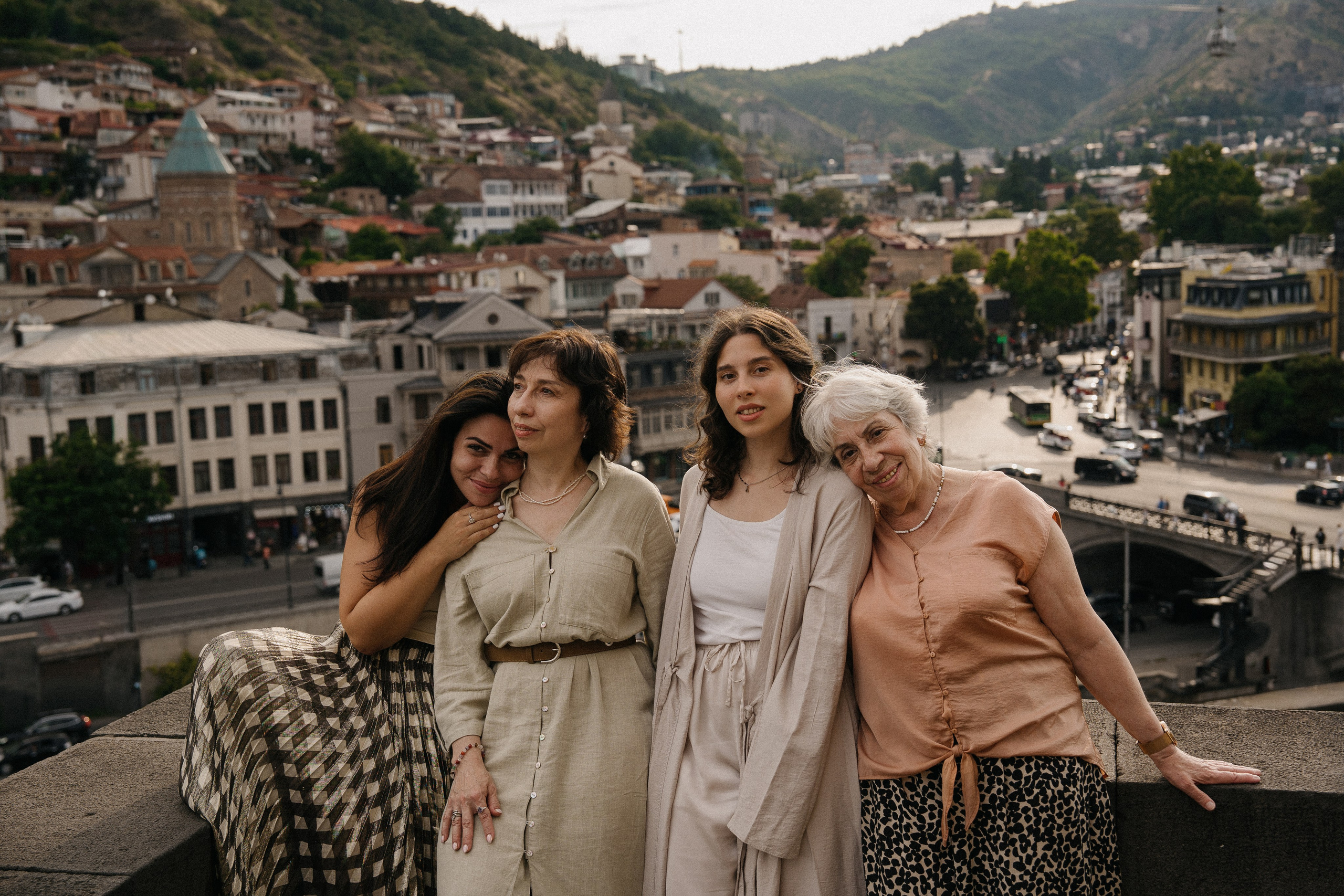 Family portrait. Photographer and travel-blogger Aleksandra Gritsenko