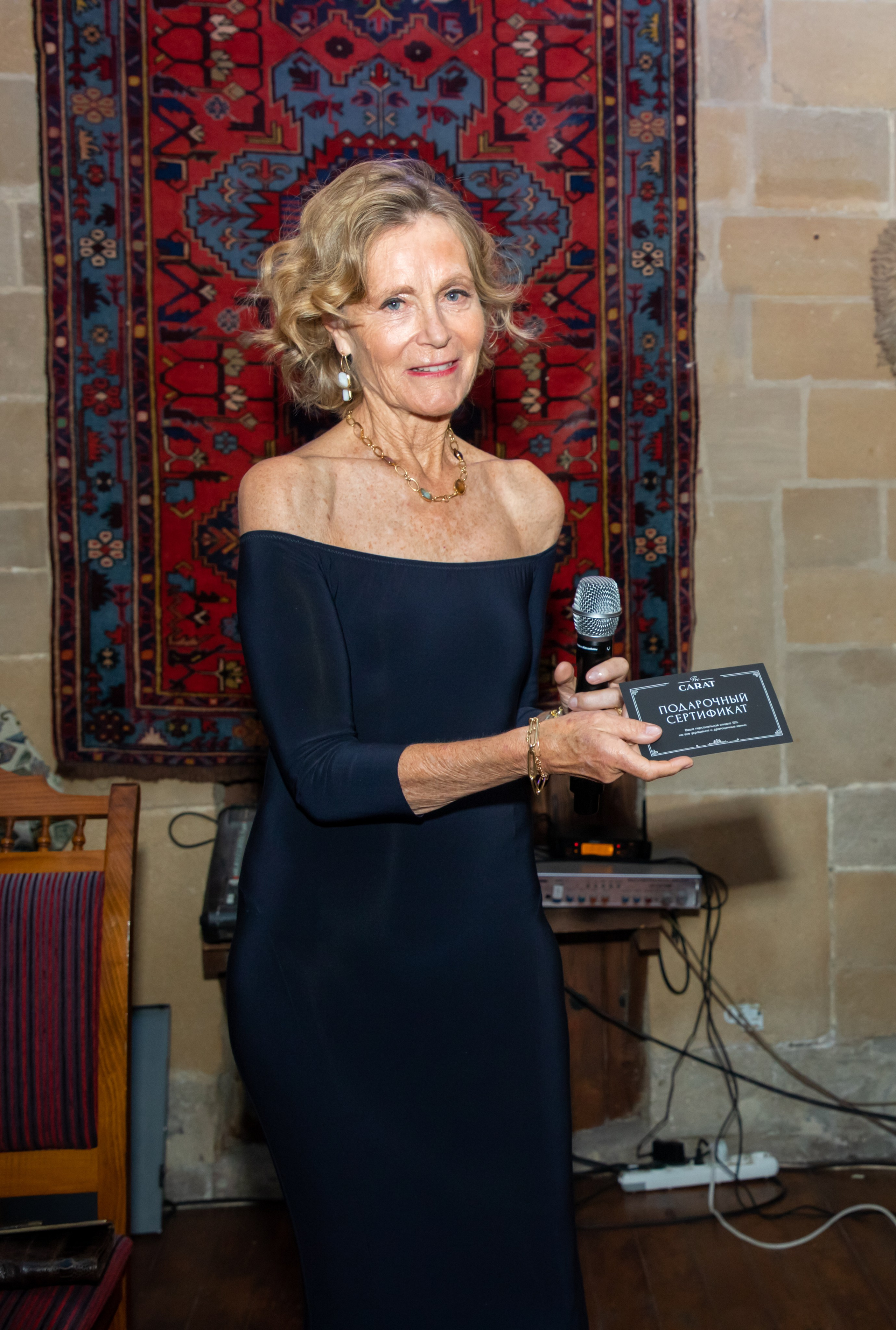 Gala-Dinner with the French Countess, the main etiquette expert Marie de Tilly. Baku Photographer