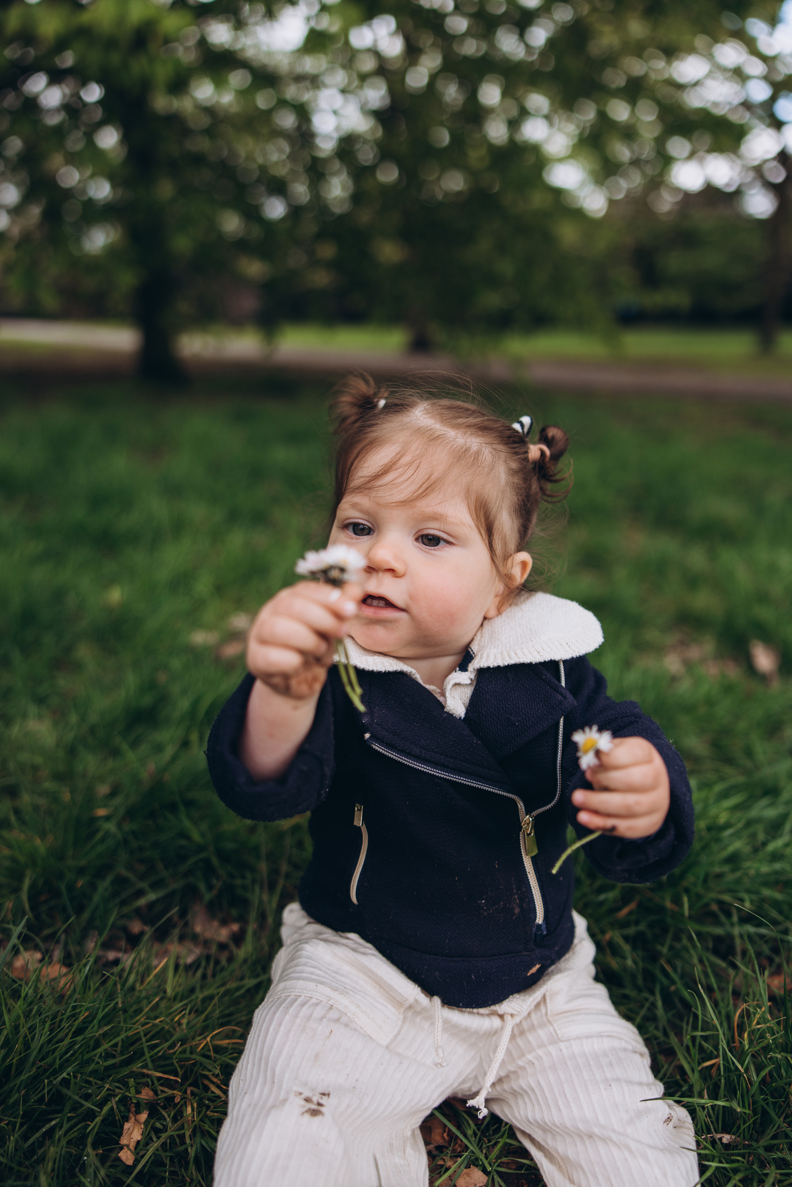 Sofia with parents (Greenwich Park). Anastasia Klink, Photographer in London