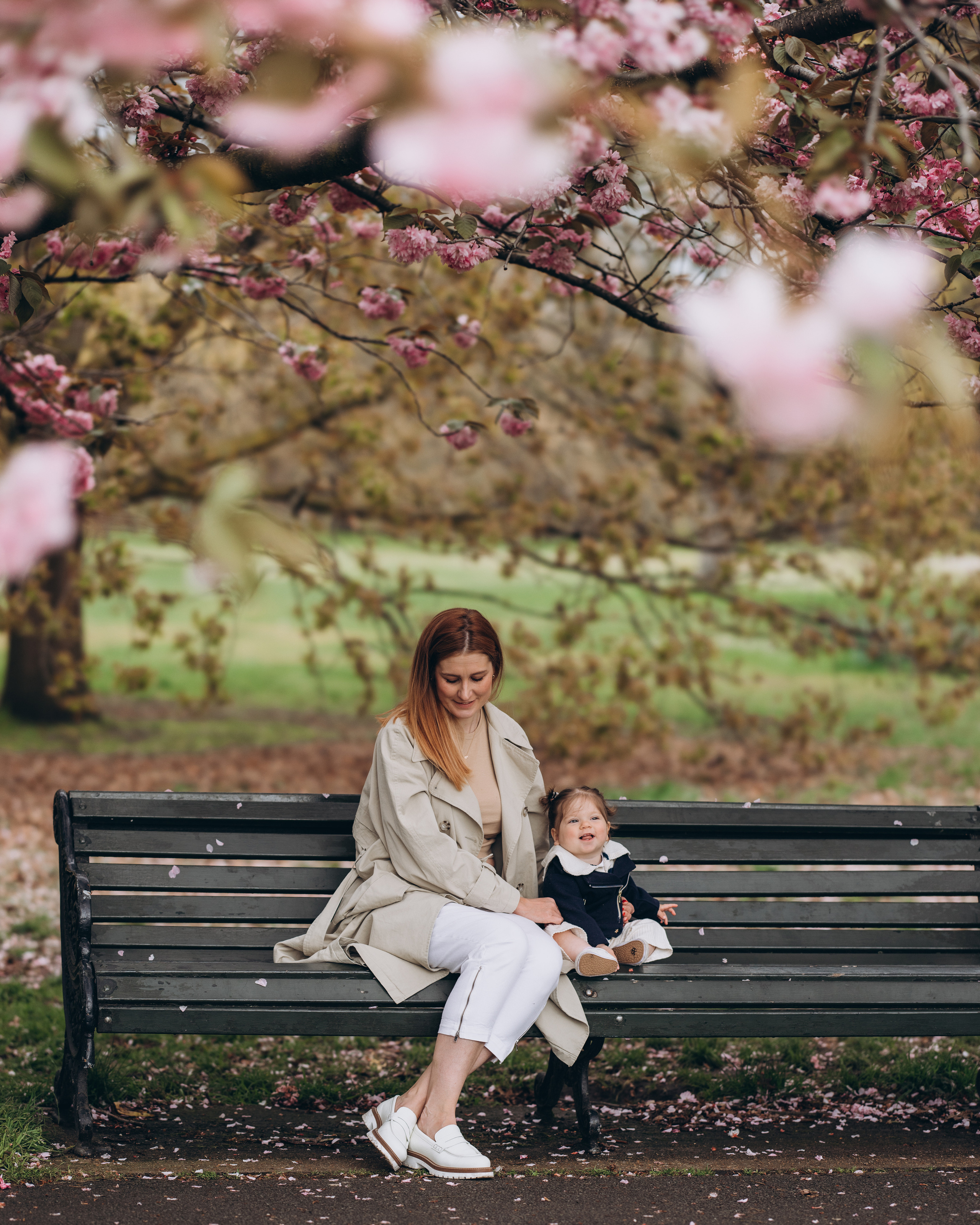 Sofia with parents (Greenwich Park). Anastasia Klink, Photographer in London
